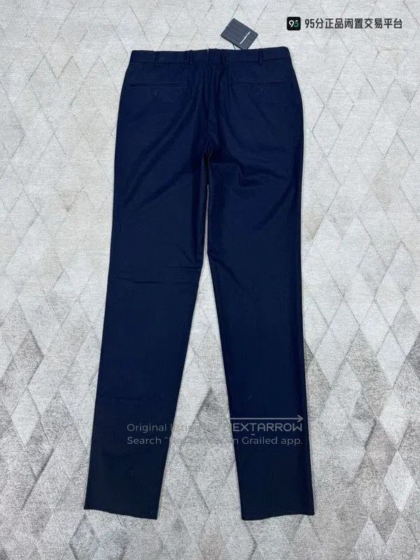 Ermenegildo Zegna Zegna Sea Island Cotton Slim Straight Trousers. Size US 32 / EU 48 - 1 Thumbnail