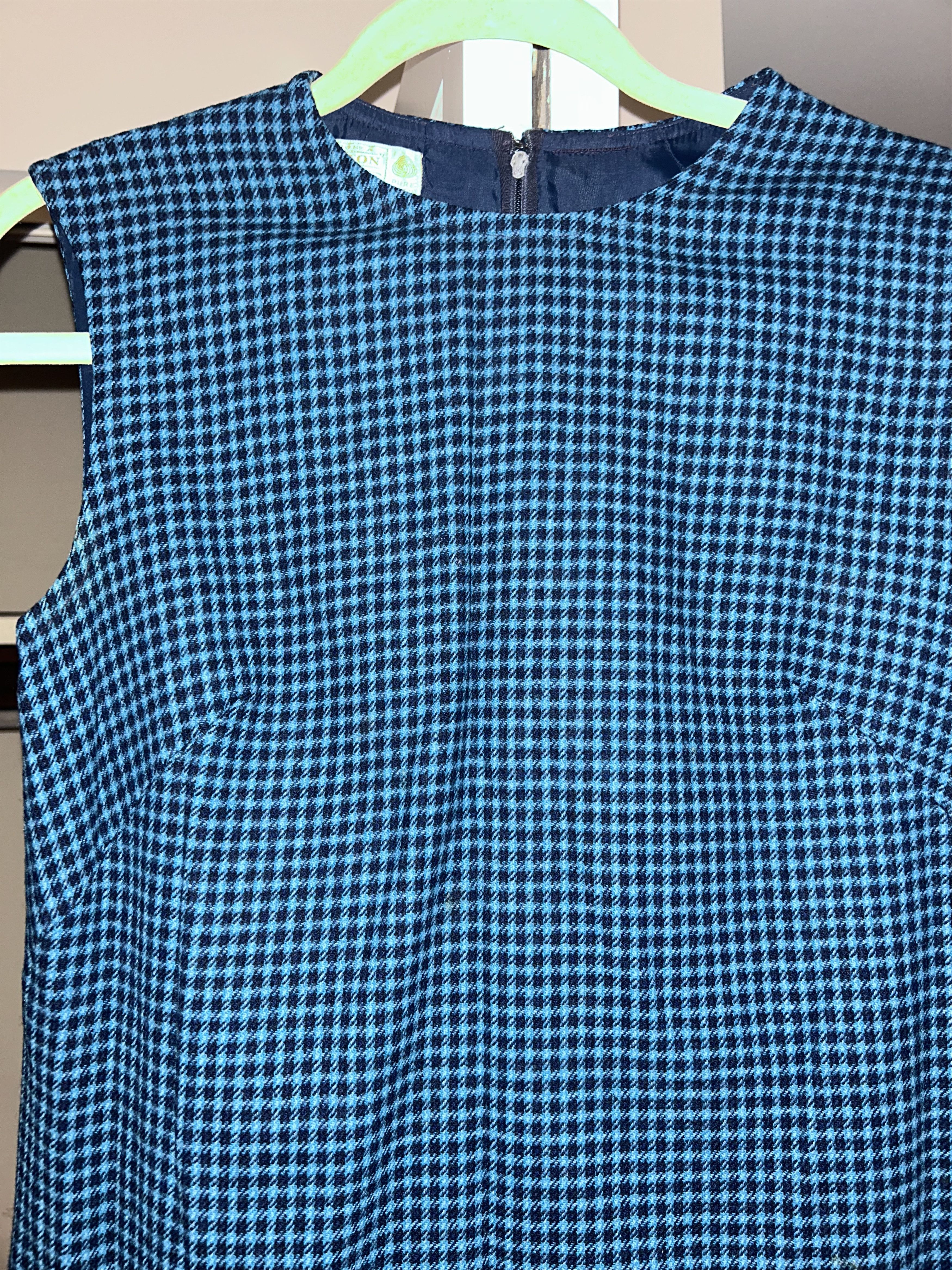 Pendleton VTG Pendleton sleeveless 100% Wool Plaid Shift dress Size M / US 6-8 / IT 42-44 - 7 Thumbnail