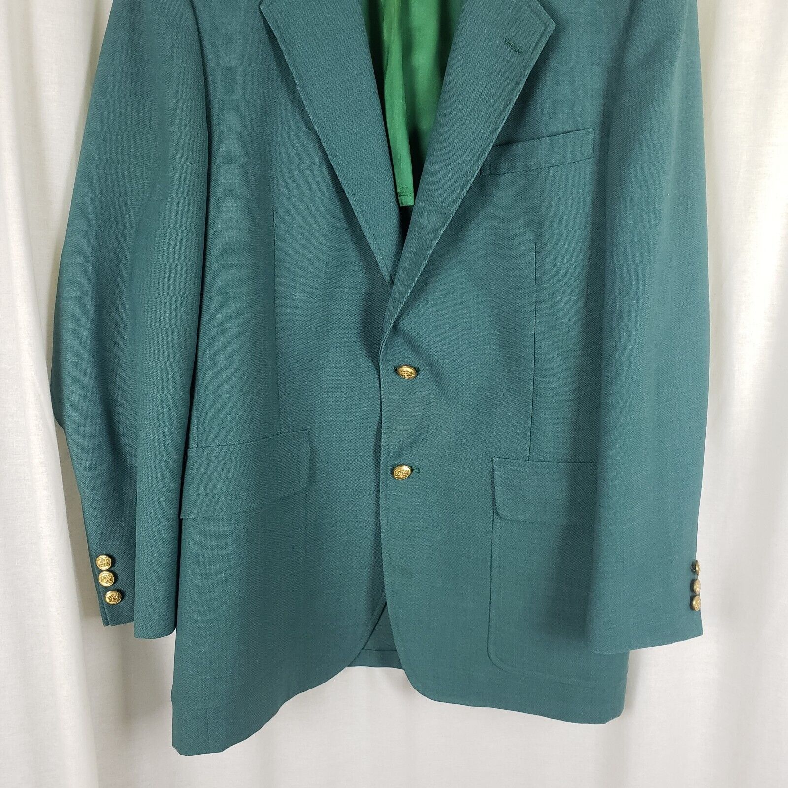 Vintage Vtg Palm Beach Woven Sport Coat Blazer Jacket 44 Mid Century Size 44R - 3 Thumbnail