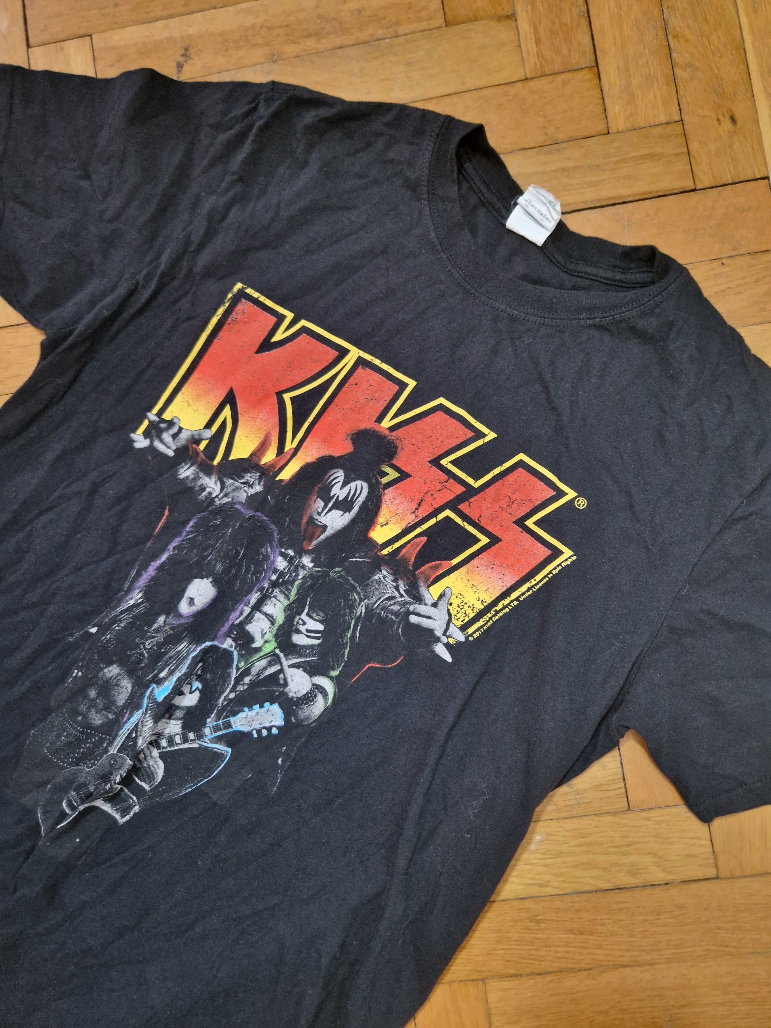 Vintage Kiss vintage y2k rock band t-shirt 90s metal tee Size US M / EU 48-50 / 2 - 2 Thumbnail