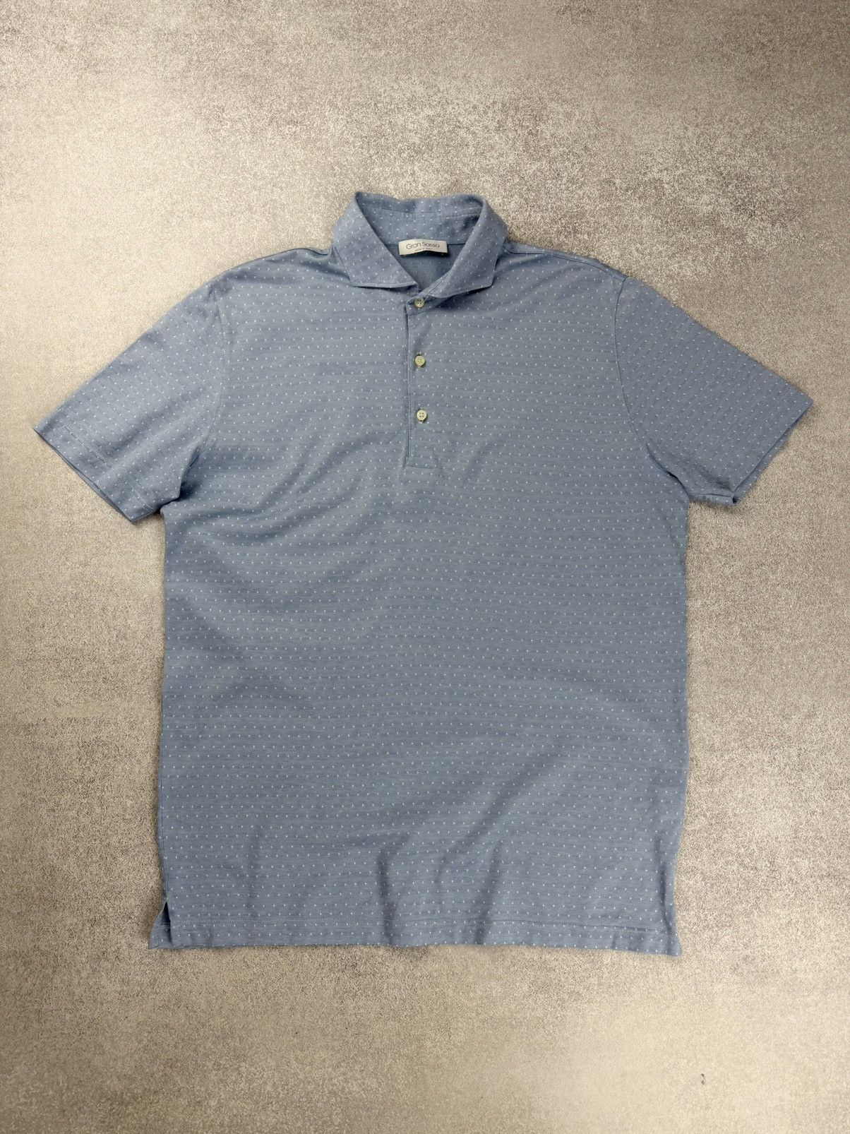 Gran Sasso Gran Sasso Cotton Polo Shirt Blue Size 52 Size US L / EU 52-54 / 3 - 1 Thumbnail