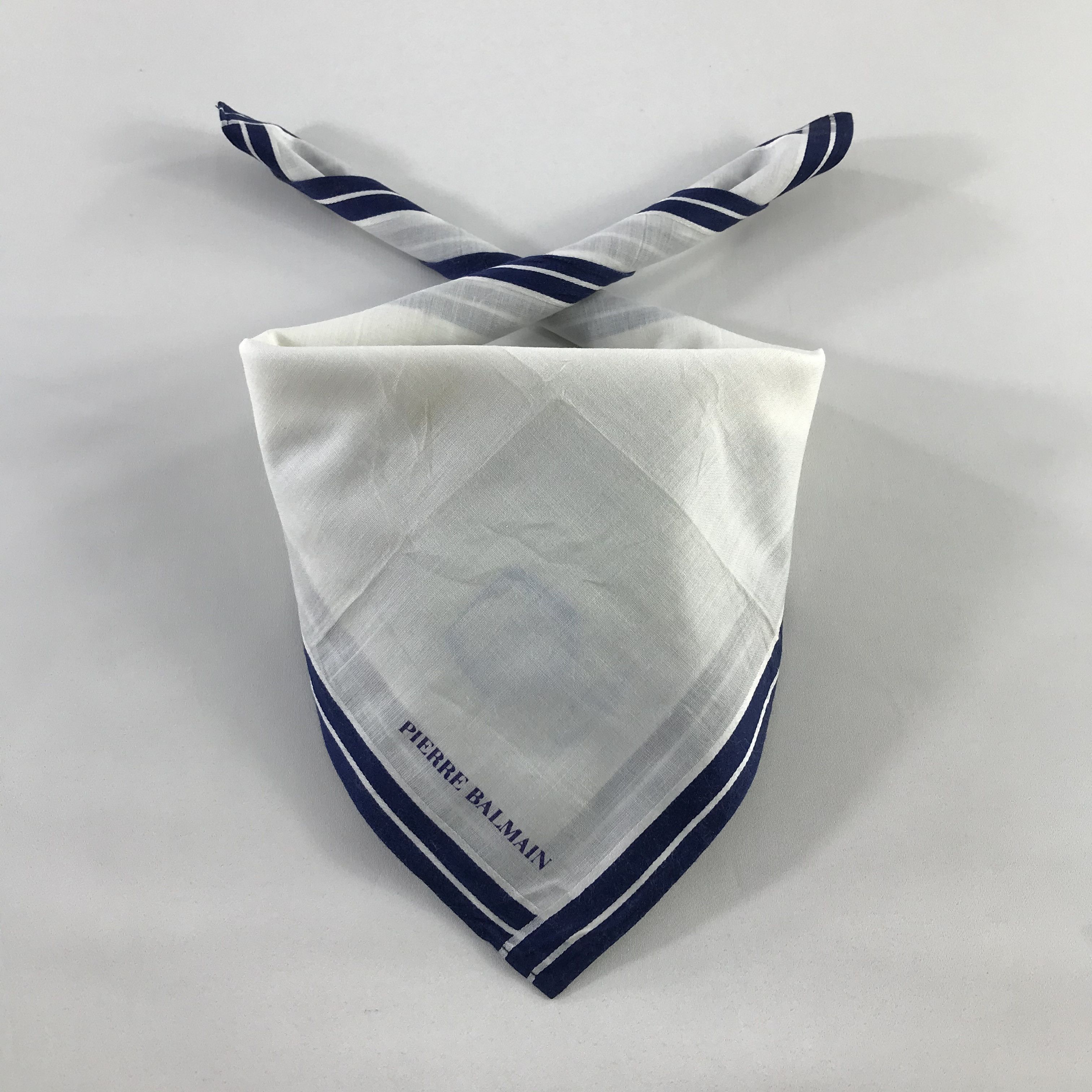 Pierre Balmain × Vintage Pierre Balmain Bandana / Handkerchief / Neckerchief - S649 Size ONE SIZE - 4 Thumbnail