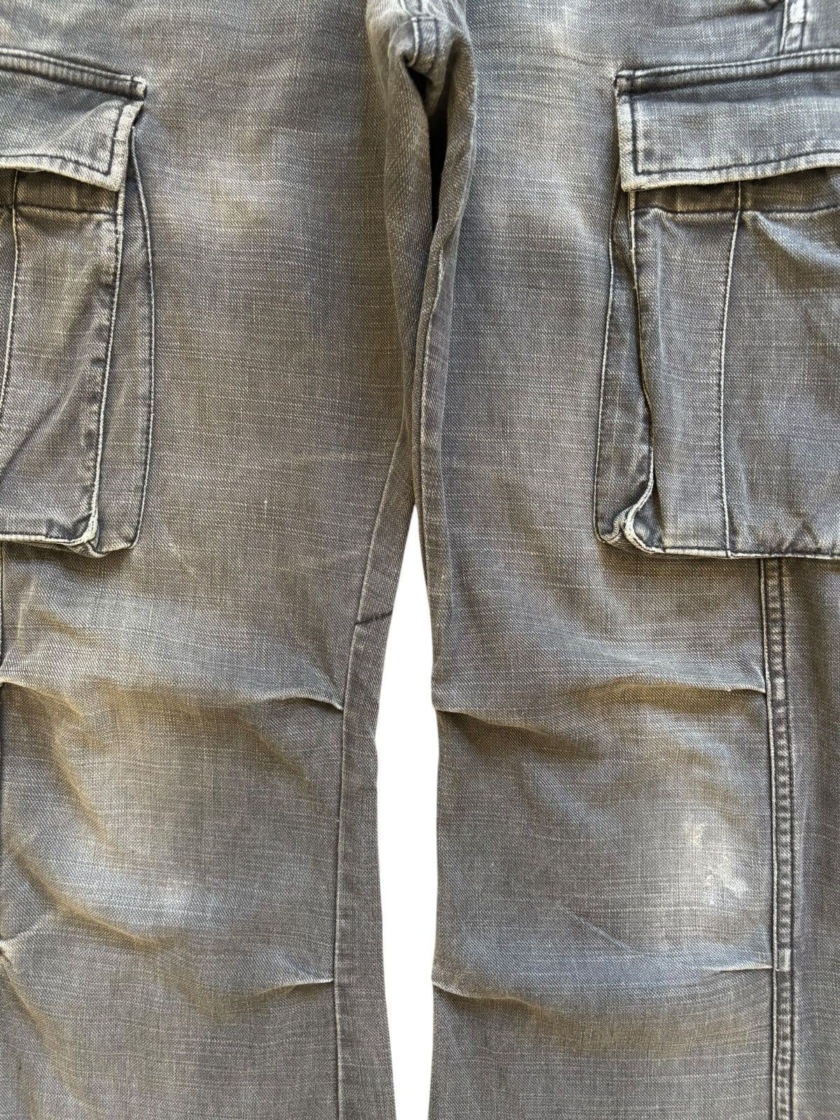 Hysteric Glamour × Japanese Brand Vintage Japanese Brand Grey Cargo Bootcut Flare Jeans Size US 32 / EU 48 - 5 Thumbnail