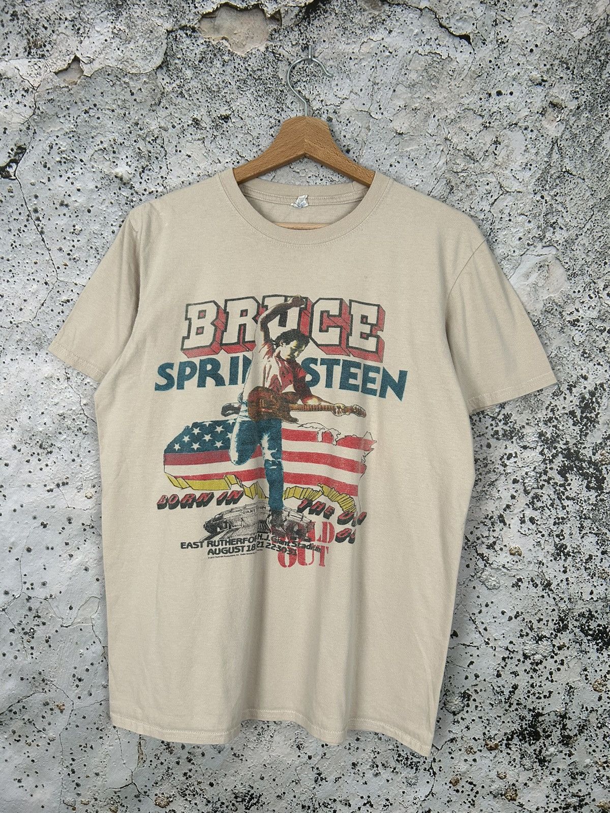 Vintage Bruce Springsteen Rock Band Tee Born in The USA