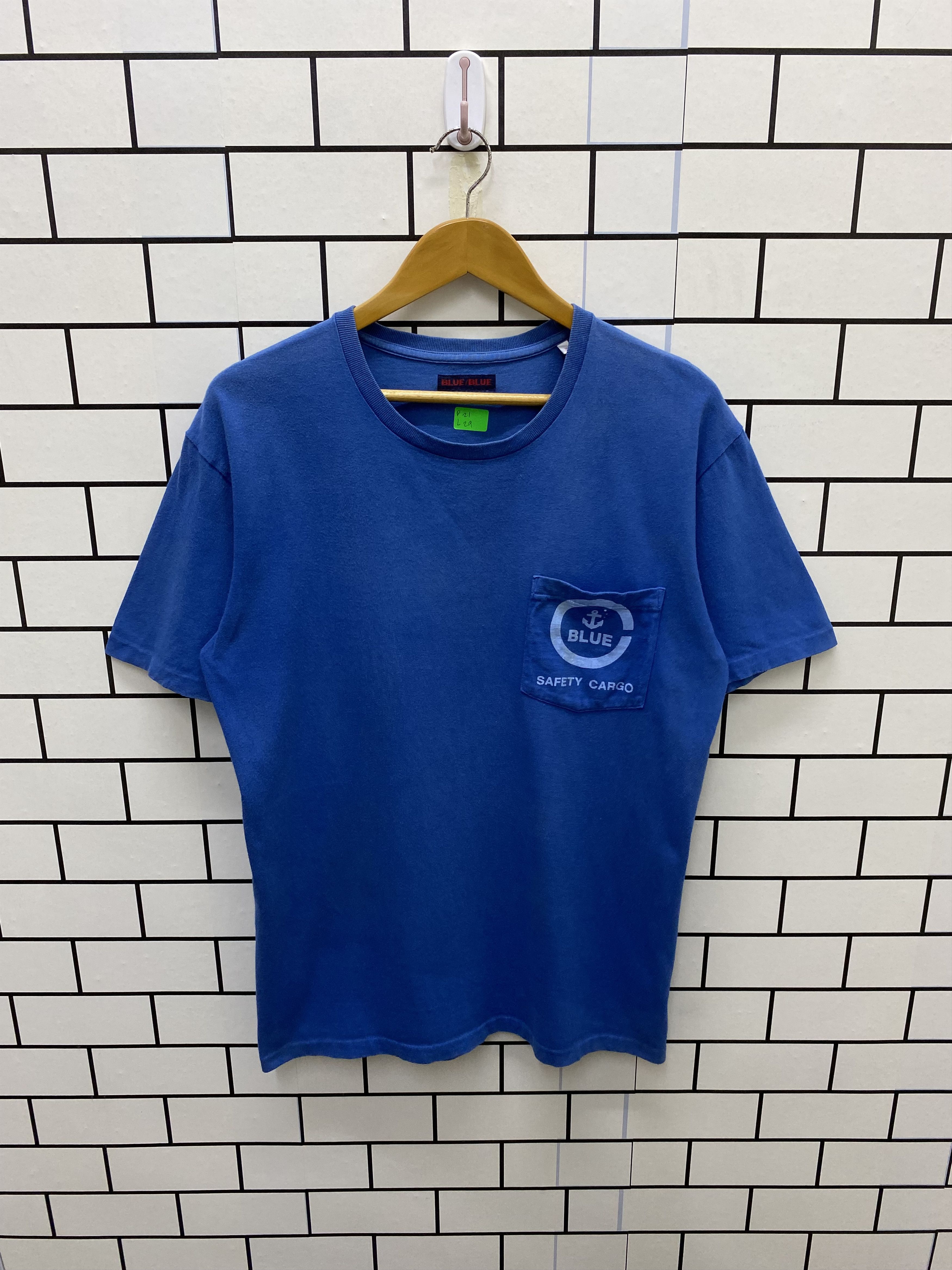 Blue Blue Japan Vintage Y2K Japanese Brand Blue Blue T-Shirt Size US L / EU 52-54 / 3 - 2 Thumbnail