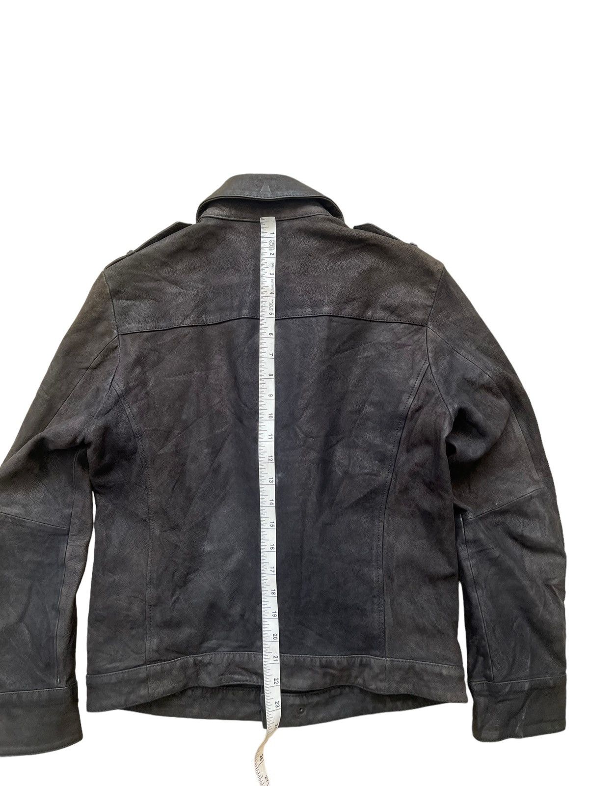 ato THE, TWELVE ( ato ) Patina Goatskin Leather Jacket Cropped Size US S / EU 44-46 / 1 - 5 Thumbnail