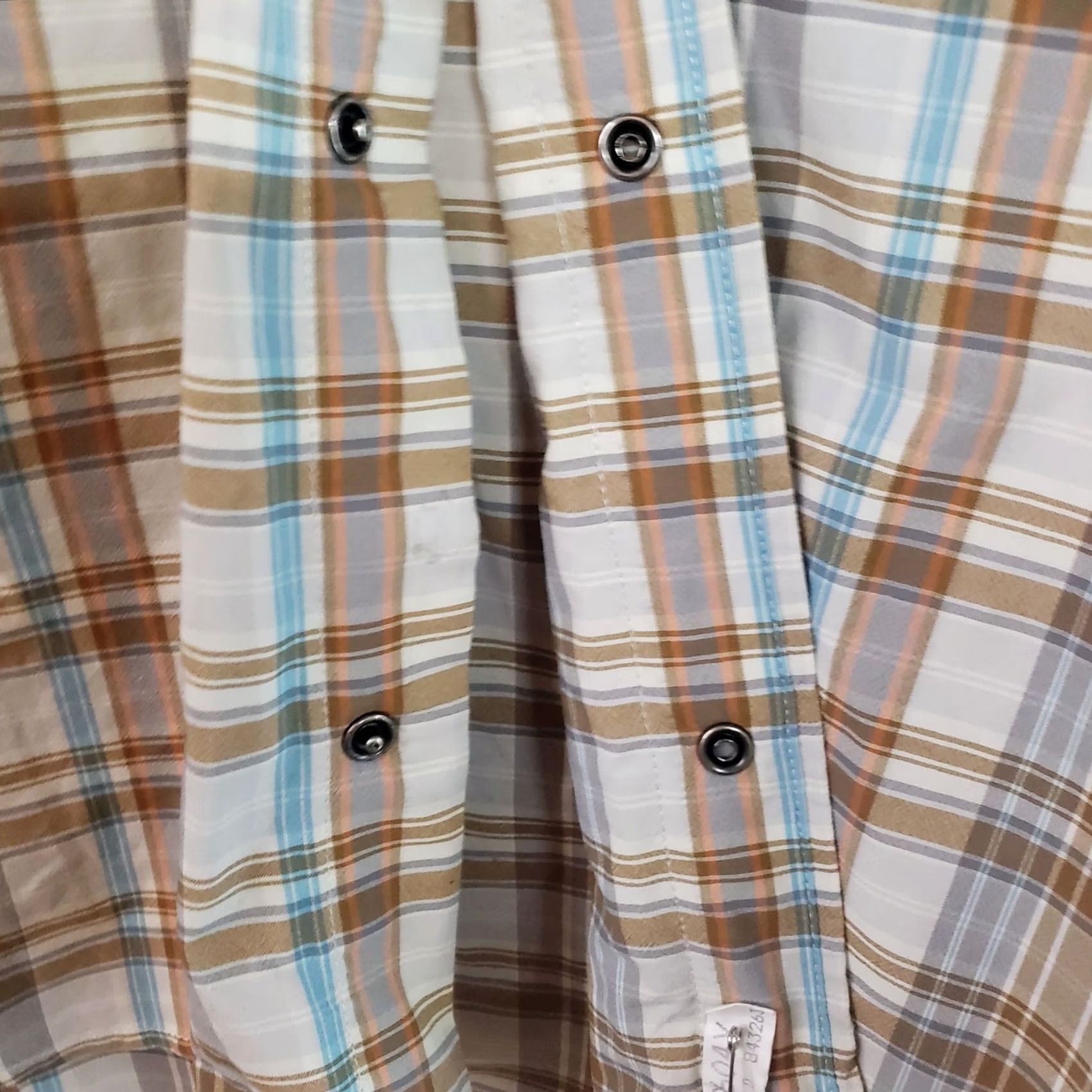 Patagonia Patagonia Button-Up Shirt Men's M Khaki Blue Plaid Short Sleeve Cotton Size US M / EU 48-50 / 2 - 7 Thumbnail