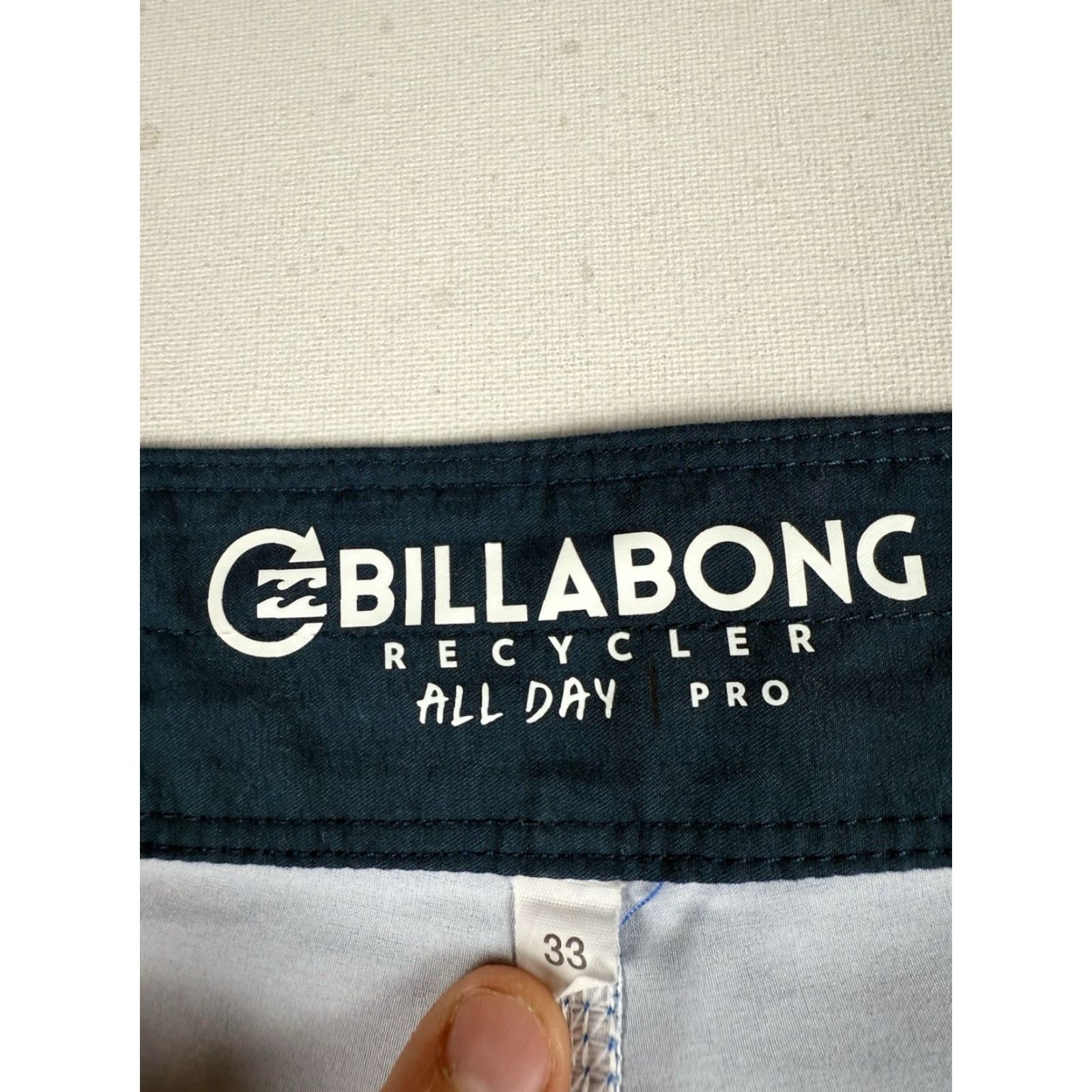 Billabong Billabong Board Shorts Men Bottom Teal Blue 33 Striped Unlined Side Pocket Bottoms Regular Size 33 Size 33 Size US 33 - 2 Thumbnail
