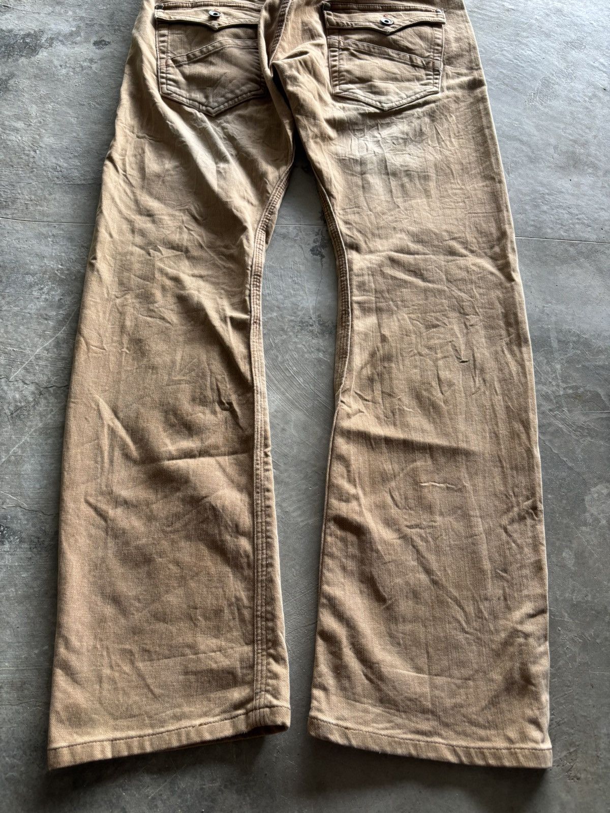 Japanese Brand nicole club for men washed faded khakis brown japanese punk Size US 32 / EU 48 - 17 Thumbnail