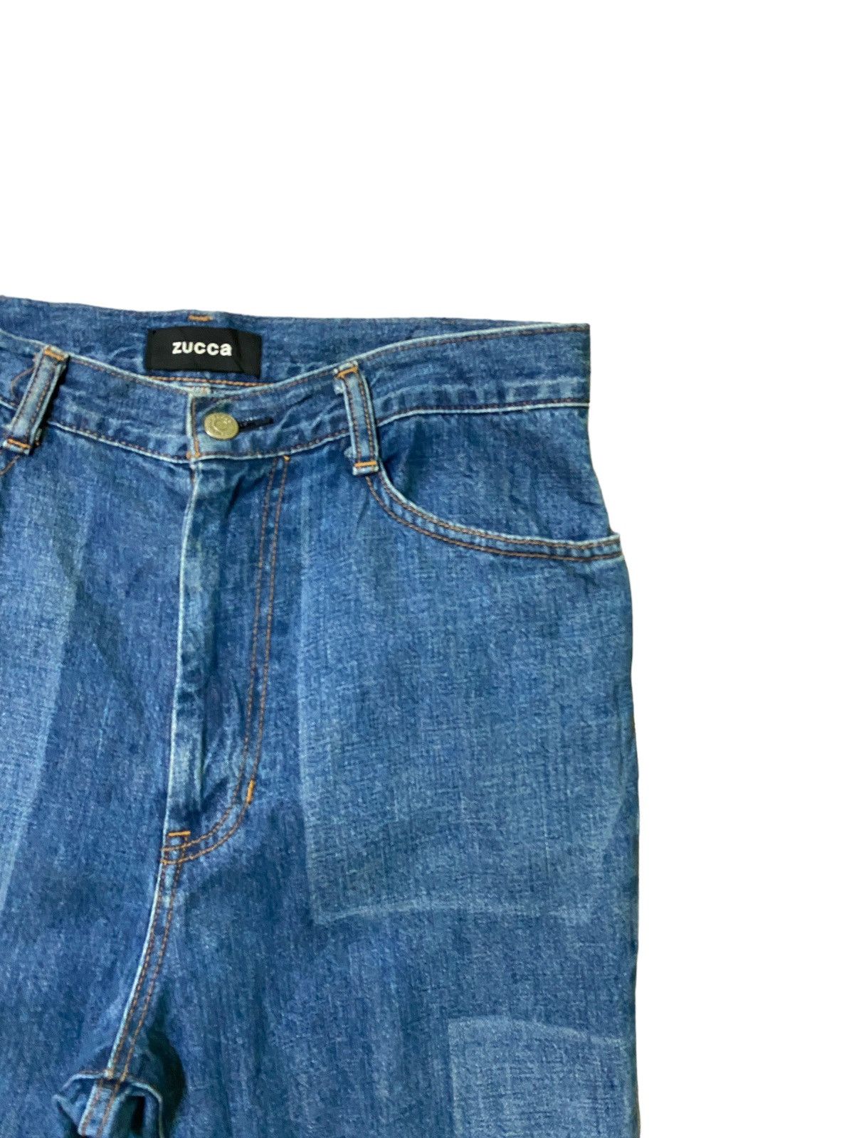 CABANE de ZUCCa Vintage Zucca Acid Wash Style Skinny Denim Jean Size US 28 / EU 44 - 5 Thumbnail