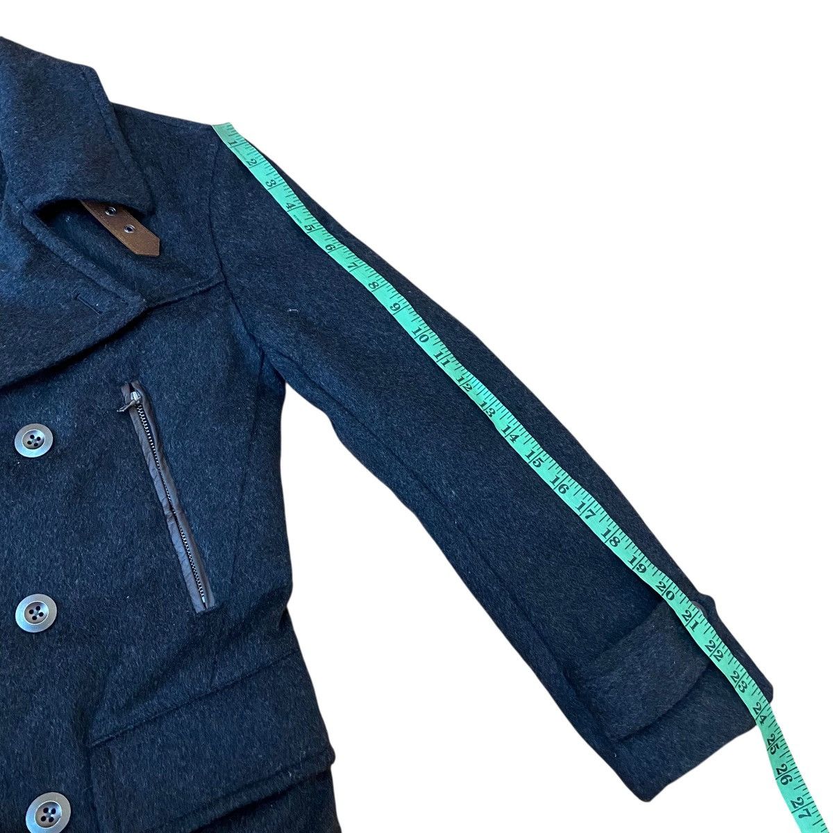 Beams Japan Beams Lights Italian Mtt Wool Blend Peacoat Size 44 (Fit M) Size US S / EU 44-46 / 1 - 19 Thumbnail