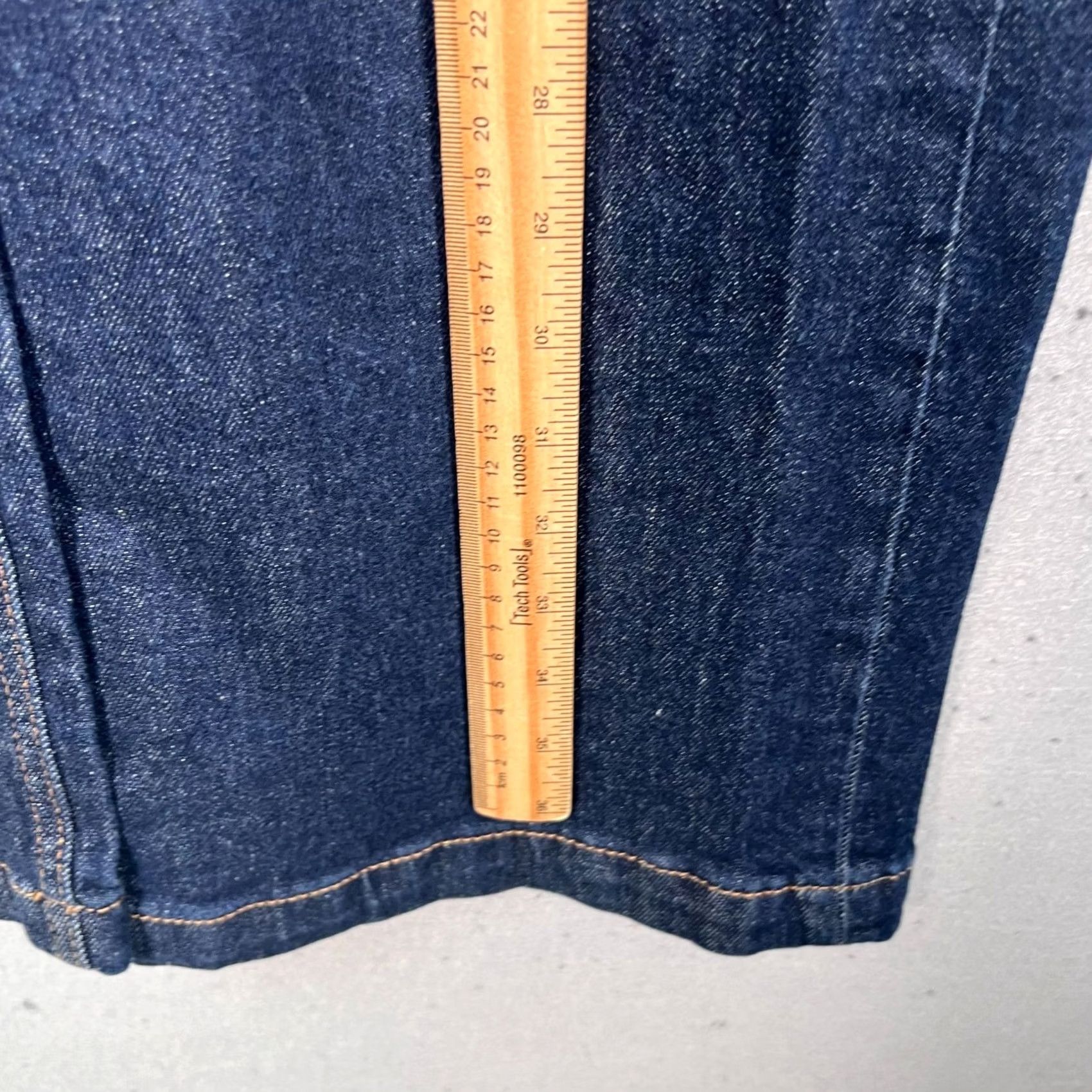 Gap Gap Denim Skirt 25 / 0P High Rise Stride Petite Blue Cotton Spandex Denim Women Shirt? Size 25" / US 0 / IT 36 - 6 Thumbnail