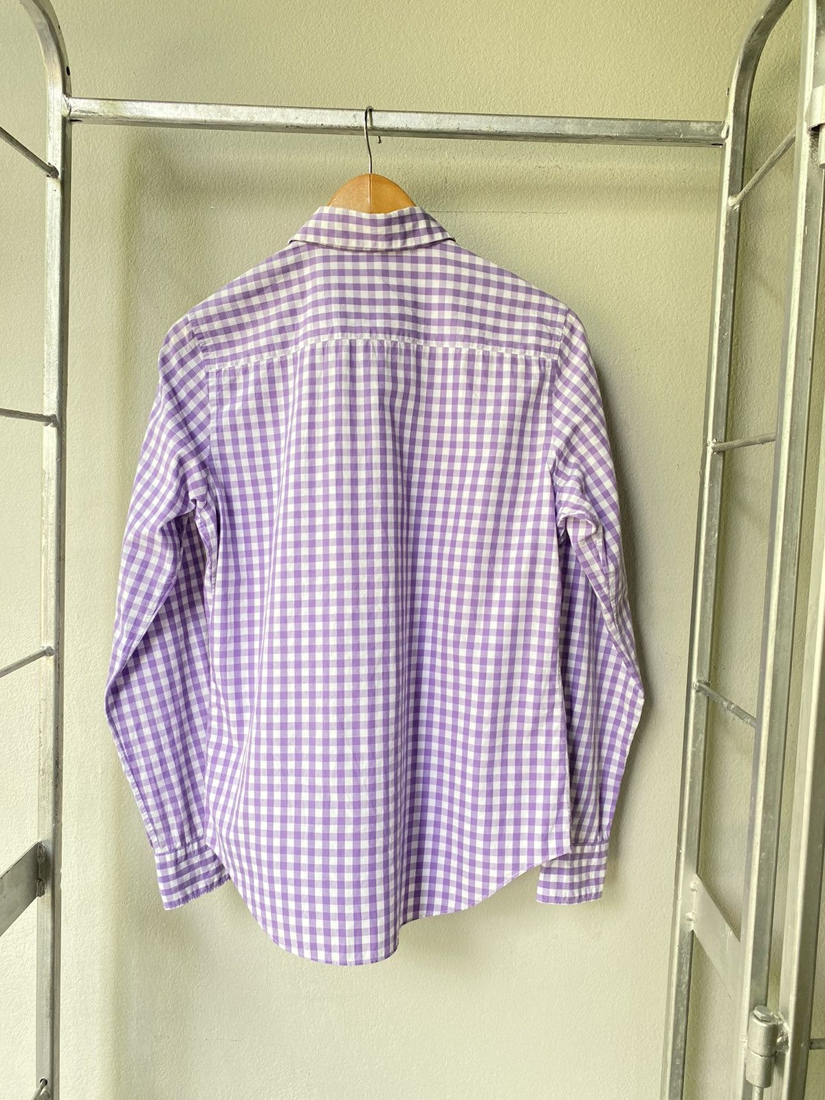 Comme des Garcons Comme des Garcons purple plaid shirt Size US M / EU 48-50 / 2 - 2 Thumbnail