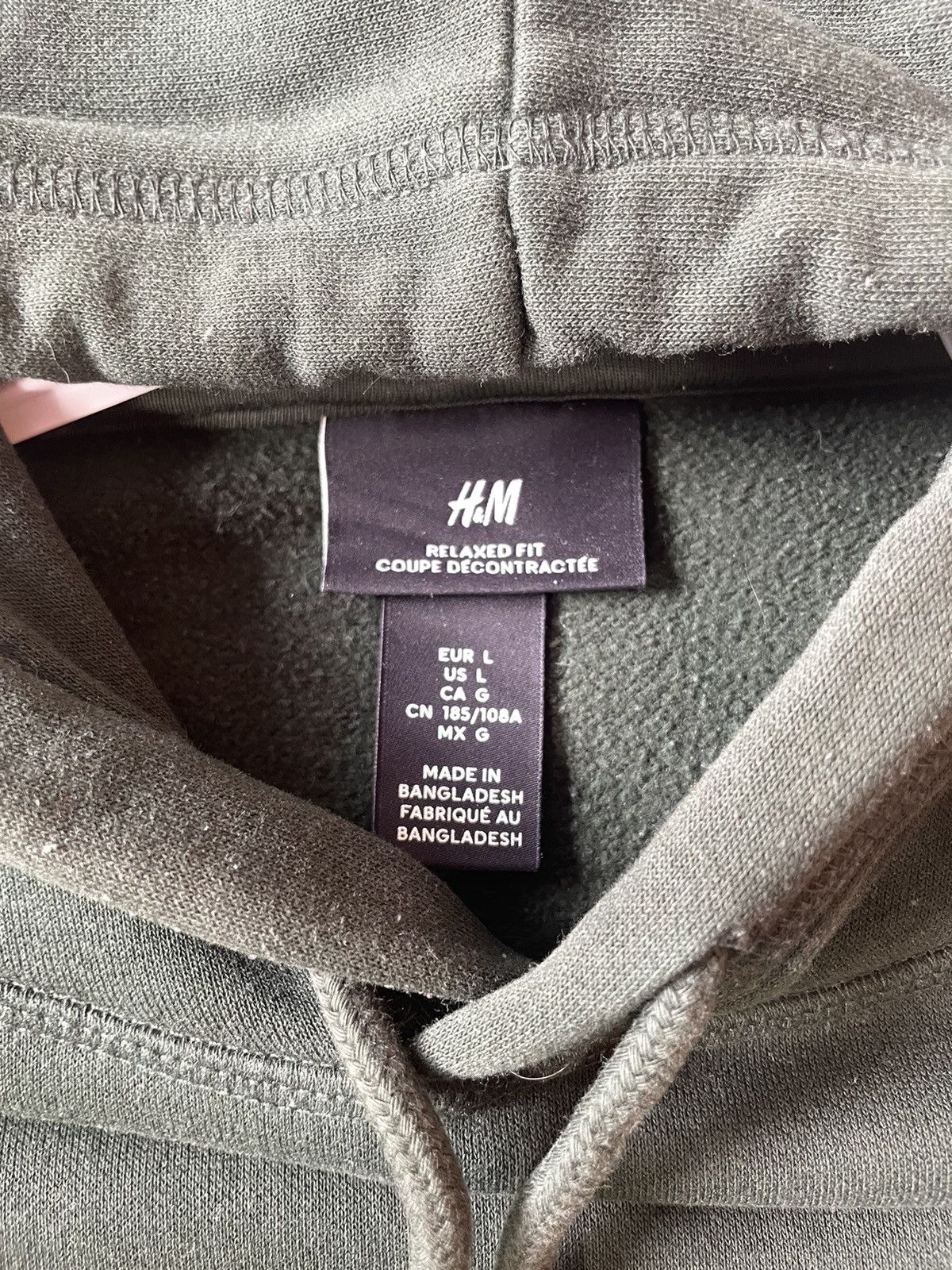 H&M × Vintage Vintage forest green loose fit hoodie Size US L / EU 52-54 / 3 - 3 Thumbnail