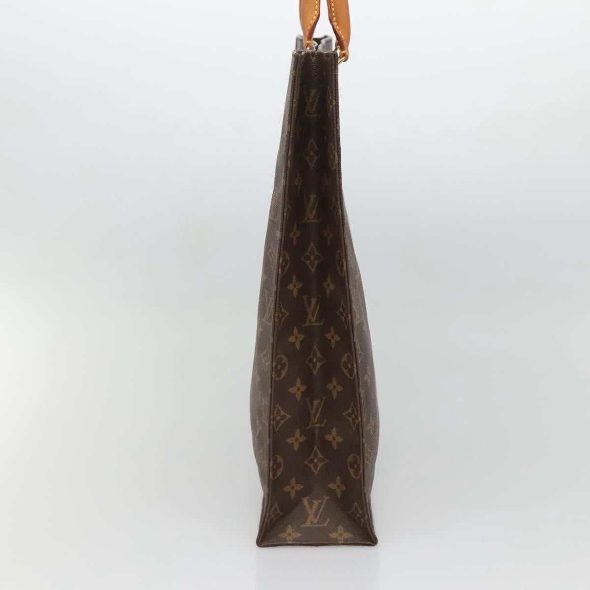 Louis Vuitton LOUIS VUITTON Monogram Sac Plat Hand Bag M51140 Size ONE SIZE - 4 Thumbnail