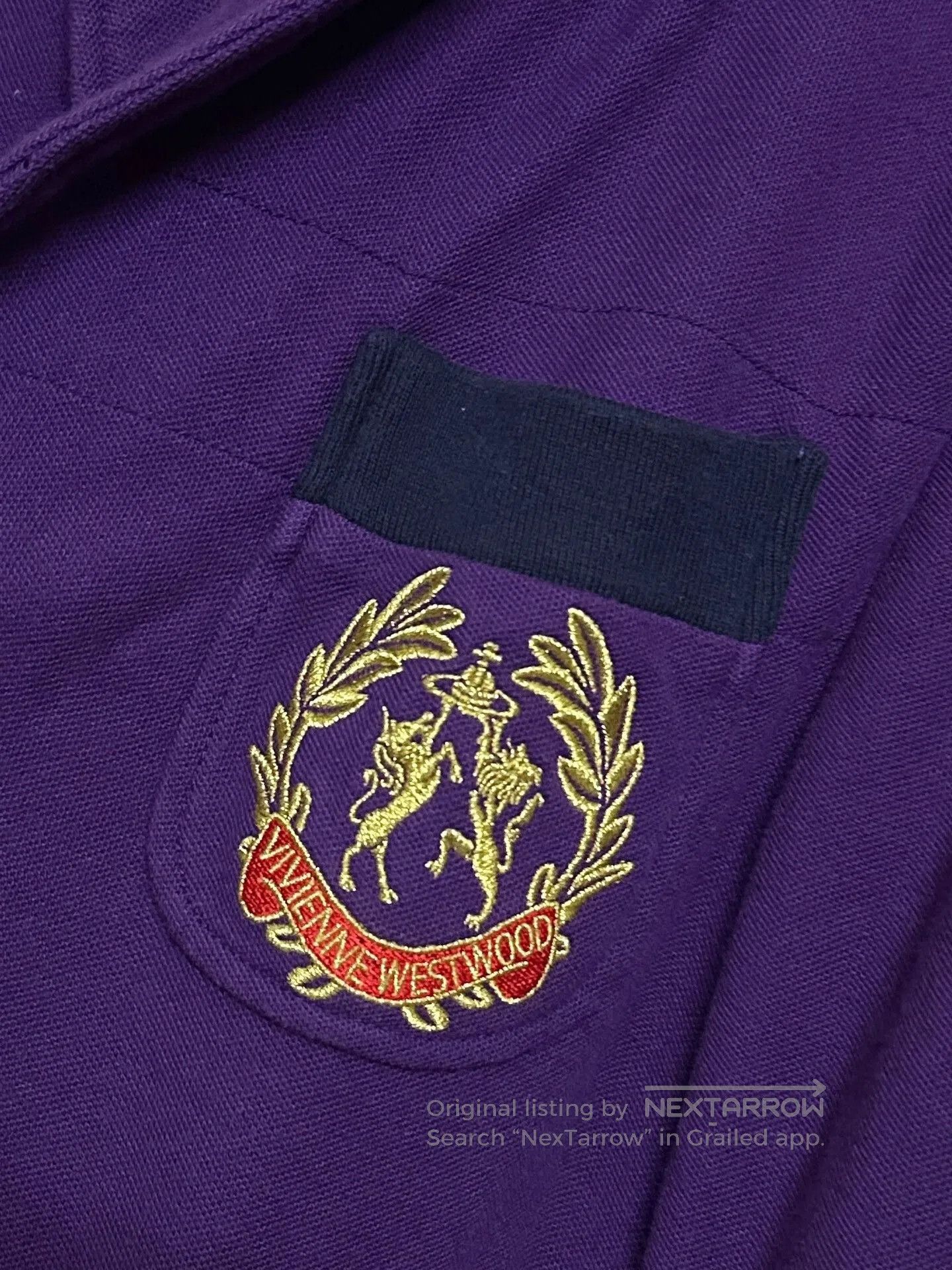 Vivienne Westwood Vivienne Westwood 1990's Badge College Jacket. Size US S / EU 44-46 / 1 - 4 Thumbnail