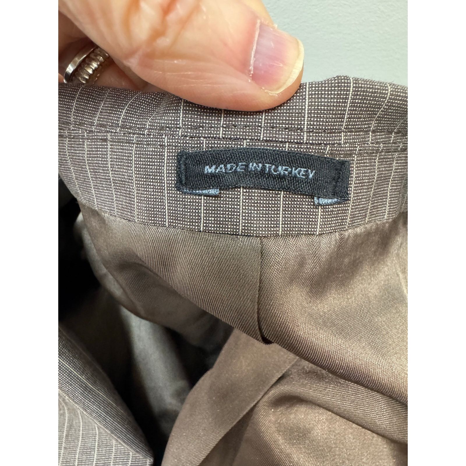 Other Vintage Y2K Express Design Studio Blazer Men Brown 40R Size US XXS / EU 40 - 6 Thumbnail