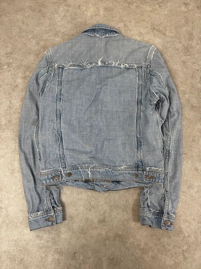 Maison Margiela Maison Margiela H&M Blue Distressed Re-Edition Denim Jacket Size US M / EU 48-50 / 2 - 4 Thumbnail