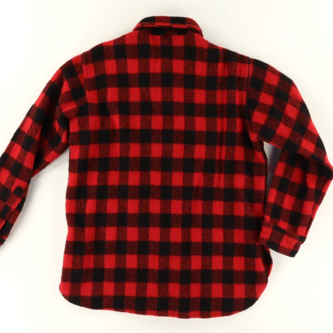 Vintage VTG Woolrich Heavy Mackinaw Wool Plaid Button Up Shirt Red Men's L Size US L / EU 52-54 / 3 - 4 Thumbnail