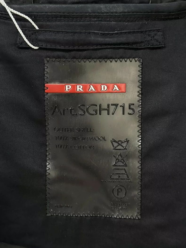 Prada Prada Black coat 2502-Nextarrow Size US M / EU 48-50 / 2 - 7 Thumbnail