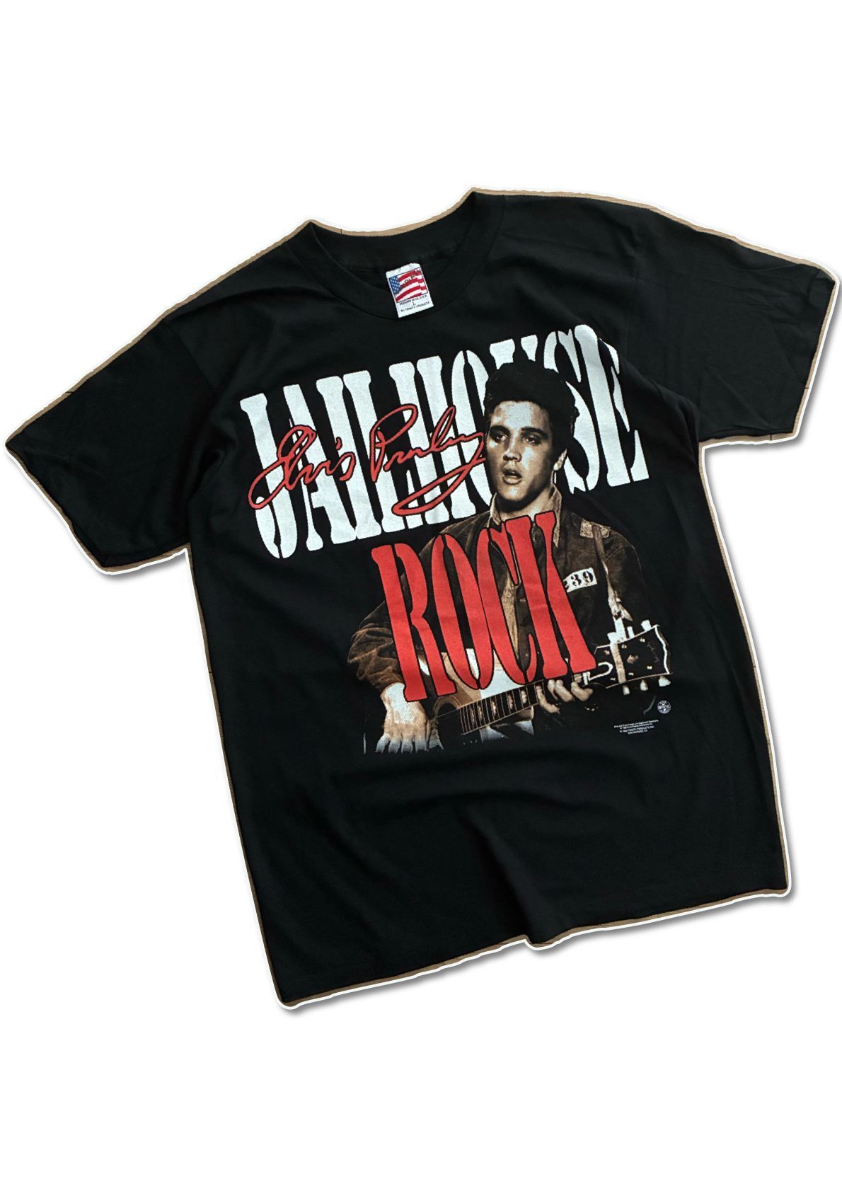 Band Tees Vintage Elvis Presley band tee rock 90s merch single stitch Size US L / EU 52-54 / 3 - 1 Thumbnail