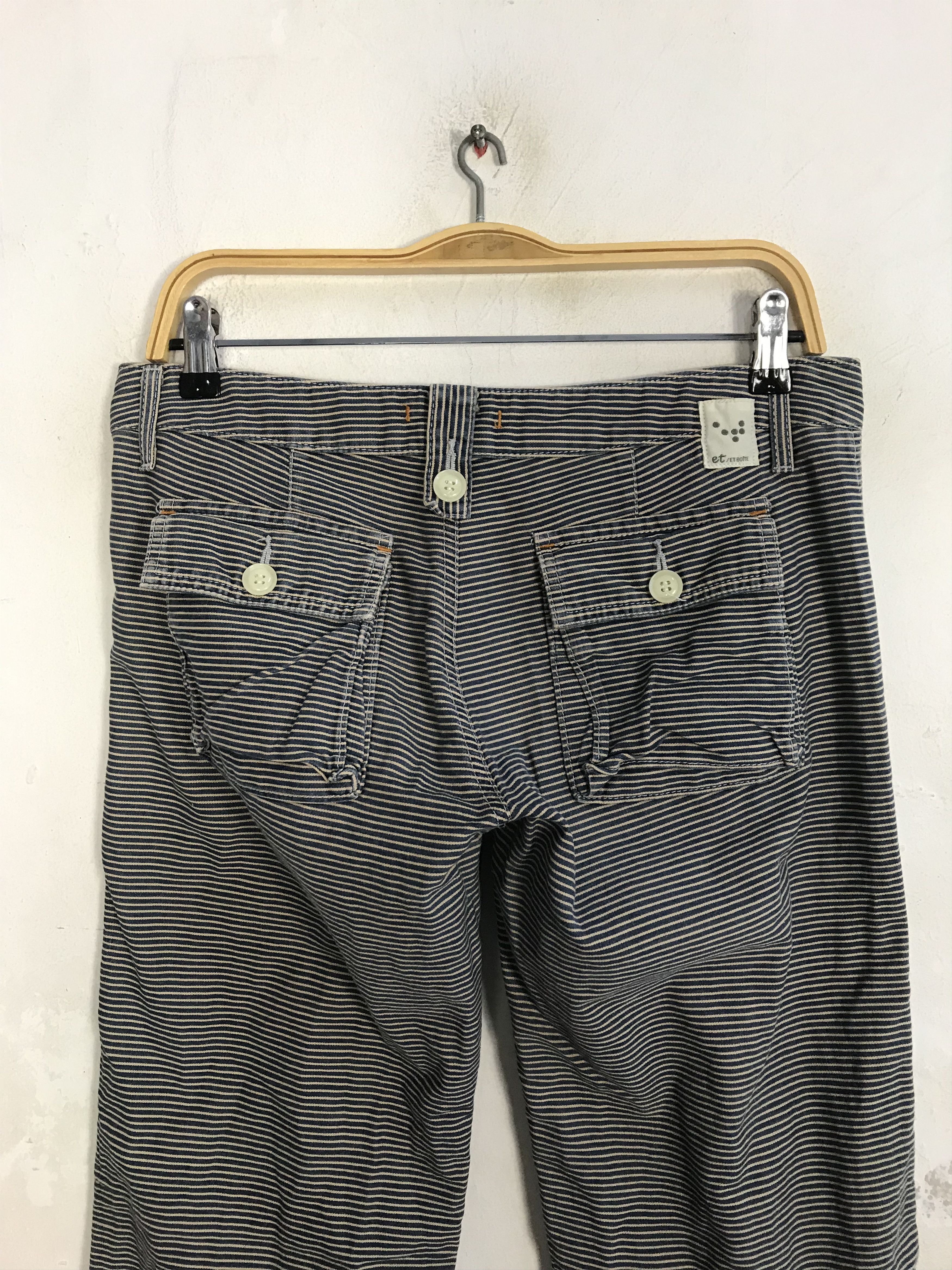 Japanese Brand Et Boite Hickory Soft Denim Jeans Pant Flap Pocket Size US 30 / EU 46 - 4 Thumbnail