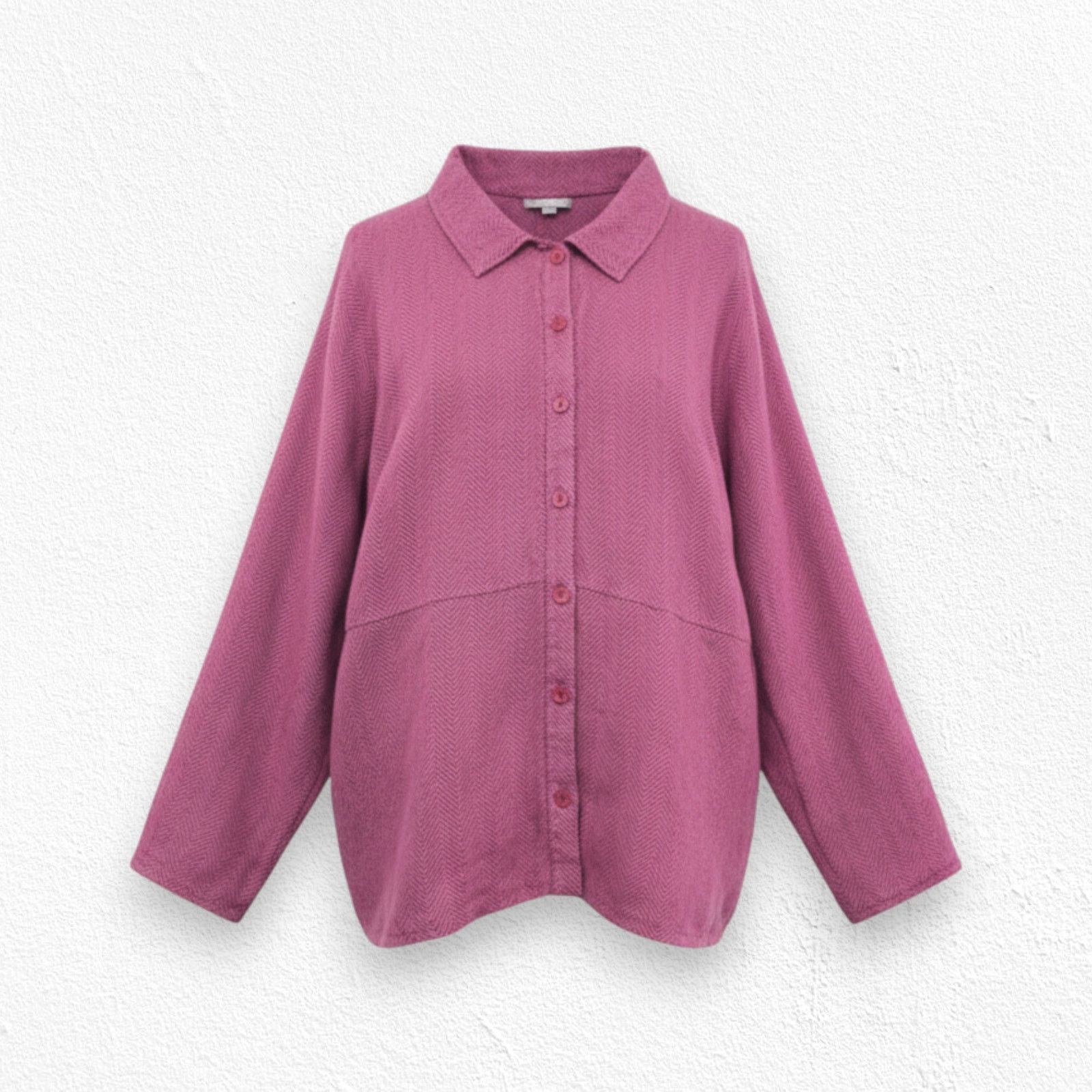 FLAX Y2K Vintage FLAX Linen Herringbone Shirt Size XL Size XL / US 12-14 / IT 48-50 - 1 Thumbnail