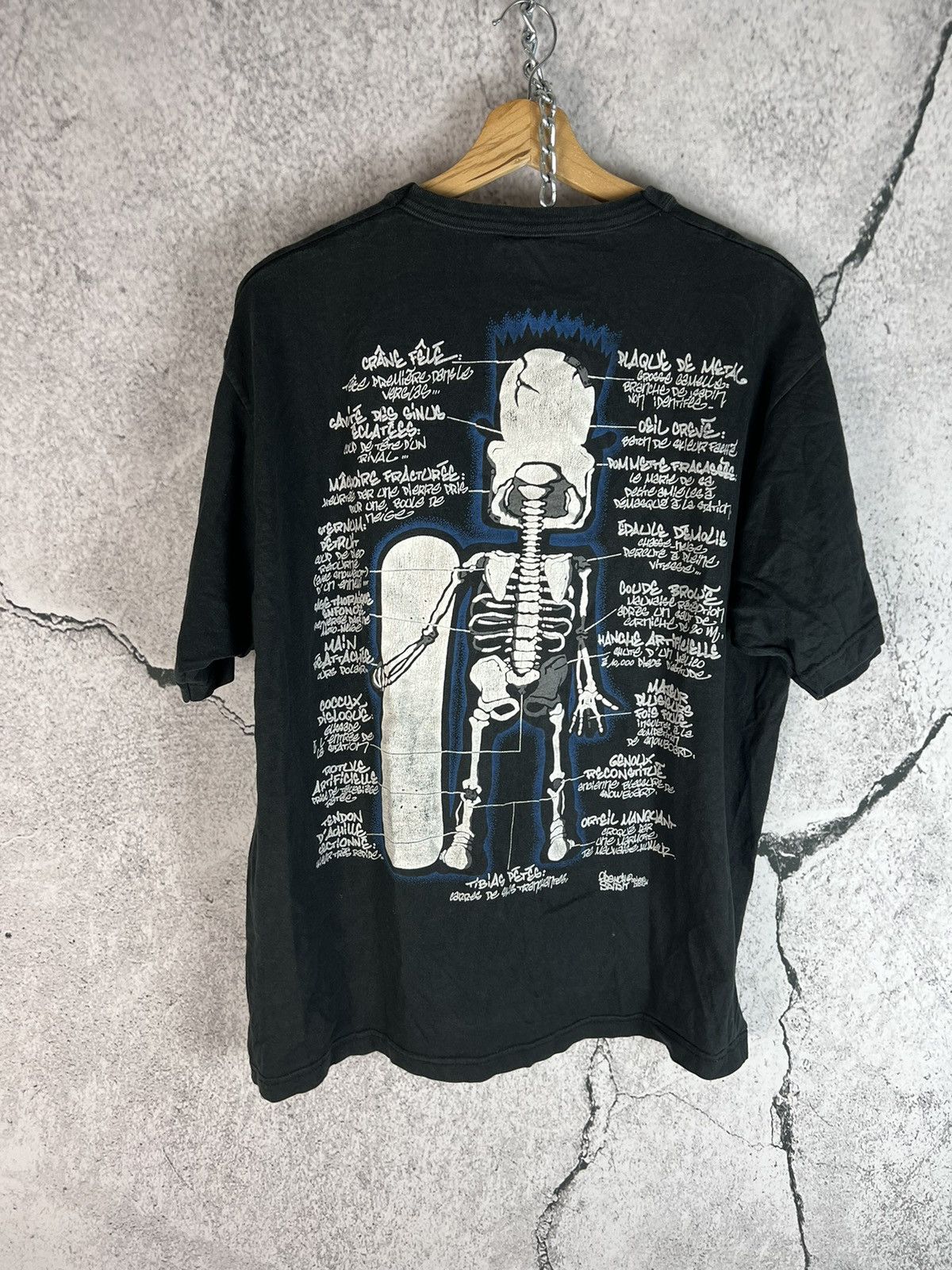 Cartoon Network × Vintage Vintage Snowboard T Shirt skull skeleton Scared Stiff Size US XL / EU 56 / 4 - 2 Thumbnail