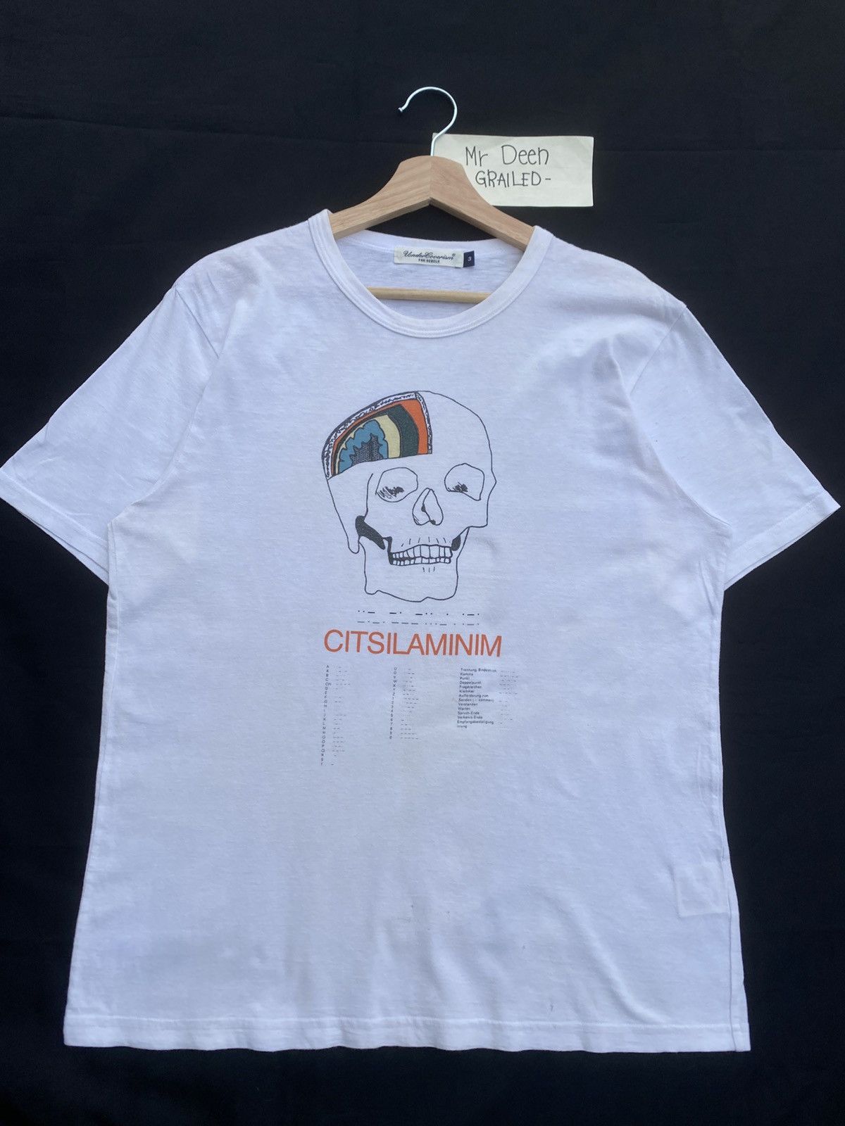 Undercover Rare Undercover Jun Takahashi Printed Skull Citsilaminim tee Size US M / EU 48-50 / 2 - 5 Thumbnail