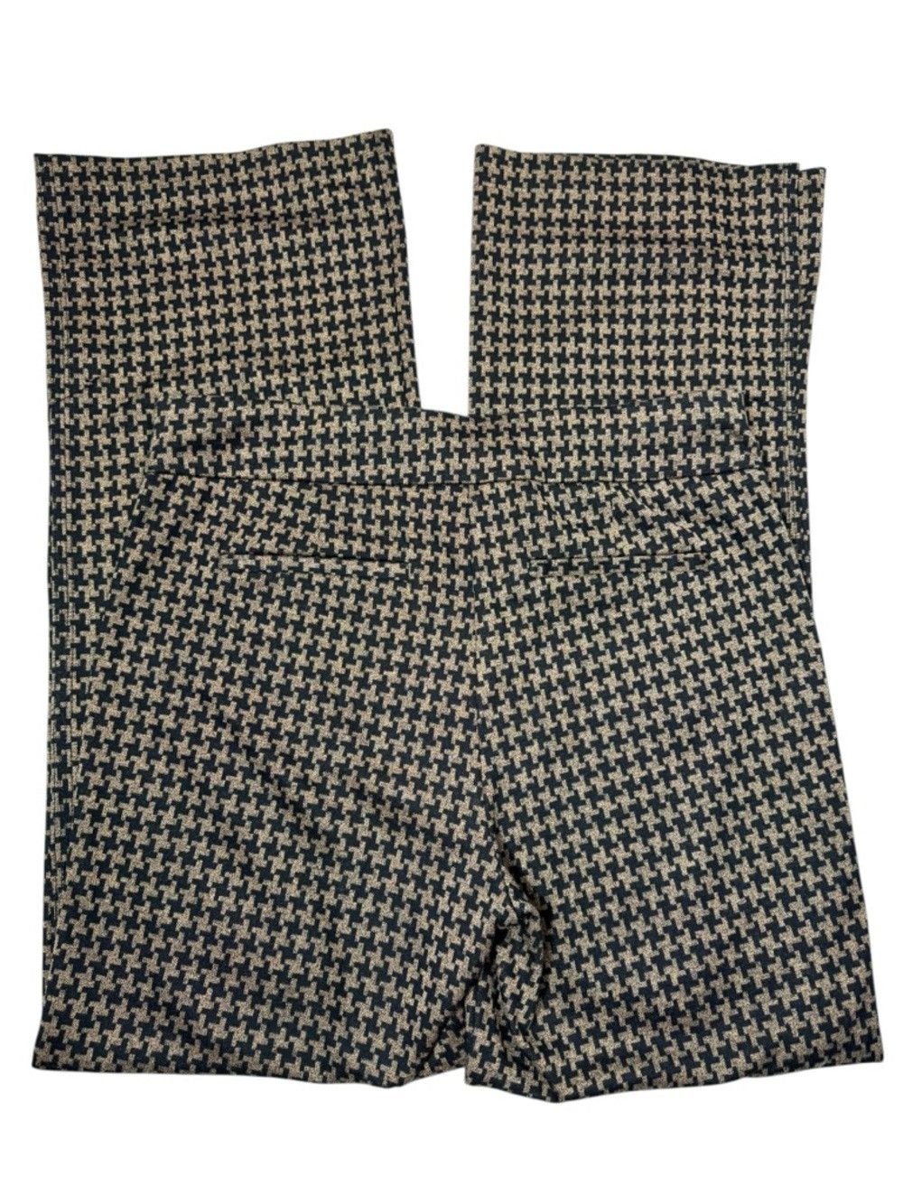 Other 7Th Avenue New York & Company Jersey Houndstooth Brown Trou Size 32" / US 10 / IT 46 - 4 Thumbnail