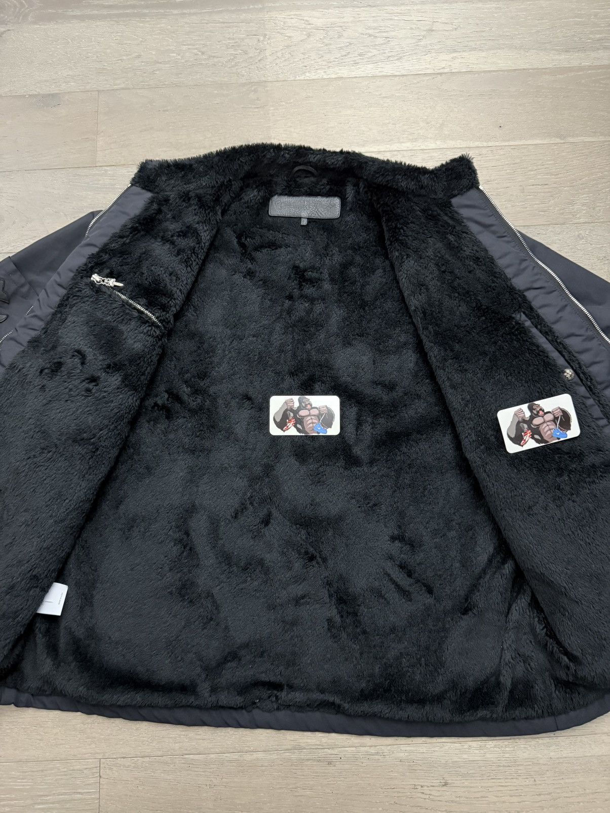 Chrome Hearts Chrome Hearts Cross Patch Cobra Racing Nylon Jacket Black Size US L / EU 52-54 / 3 - 8 Thumbnail