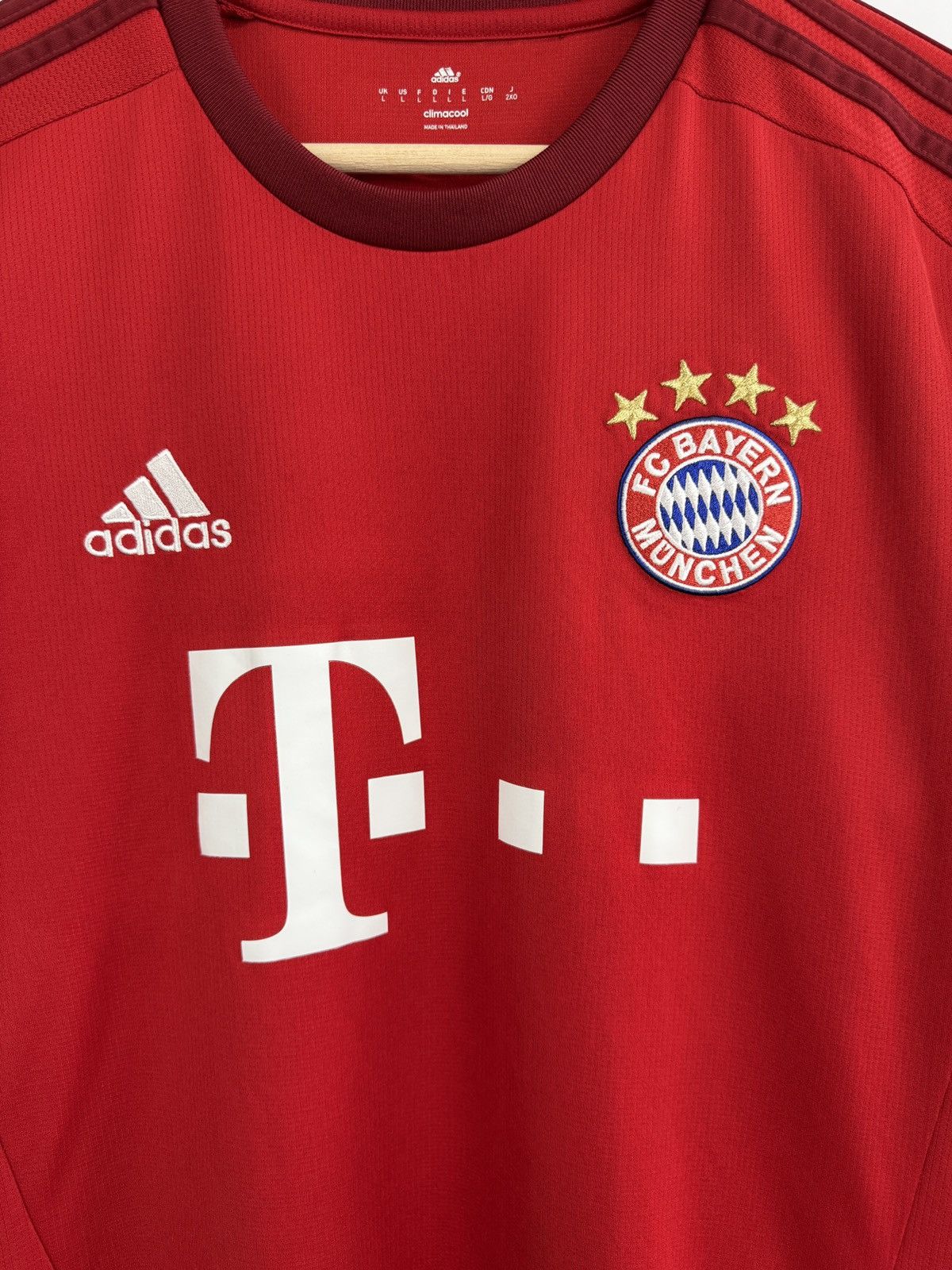 Adidas 🇩🇪 2015 Adidas #9 Lewandowski Bayern Munich Soccer Jersey Size US L / EU 52-54 / 3 - 9 Thumbnail