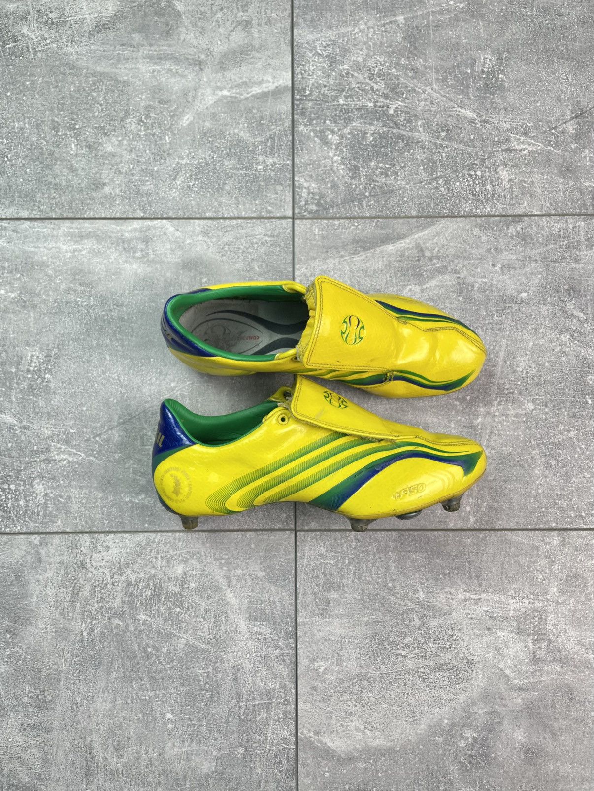 Adidas Adidas Tunit +F50 Brazil World Cup Limited Football Boots Size US 7 / EU 40 - 1 Thumbnail