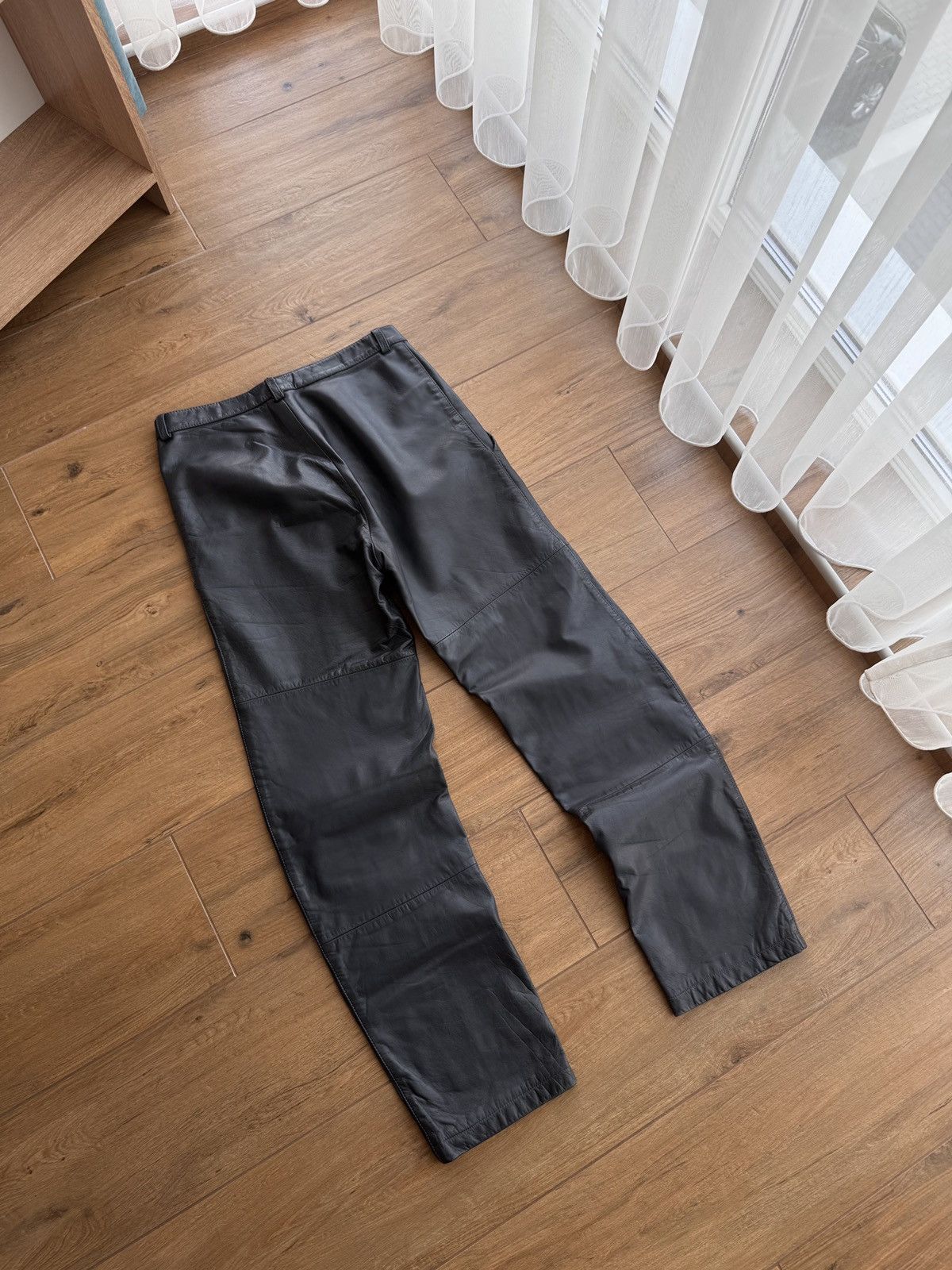 Dainese × Genuine Leather × Vintage Vintage Dainese Streetwear Leather Moto W' Pants Size 25" / US 0 / IT 36 - 8 Thumbnail
