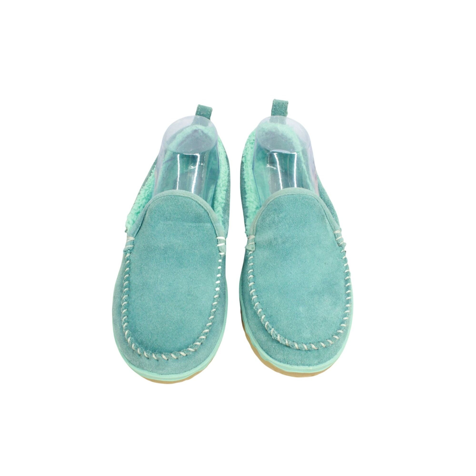 L.L. Bean LL Bean Green Fleece Lined Mountain Moccasins Size US 8 / IT 38 - 5 Thumbnail