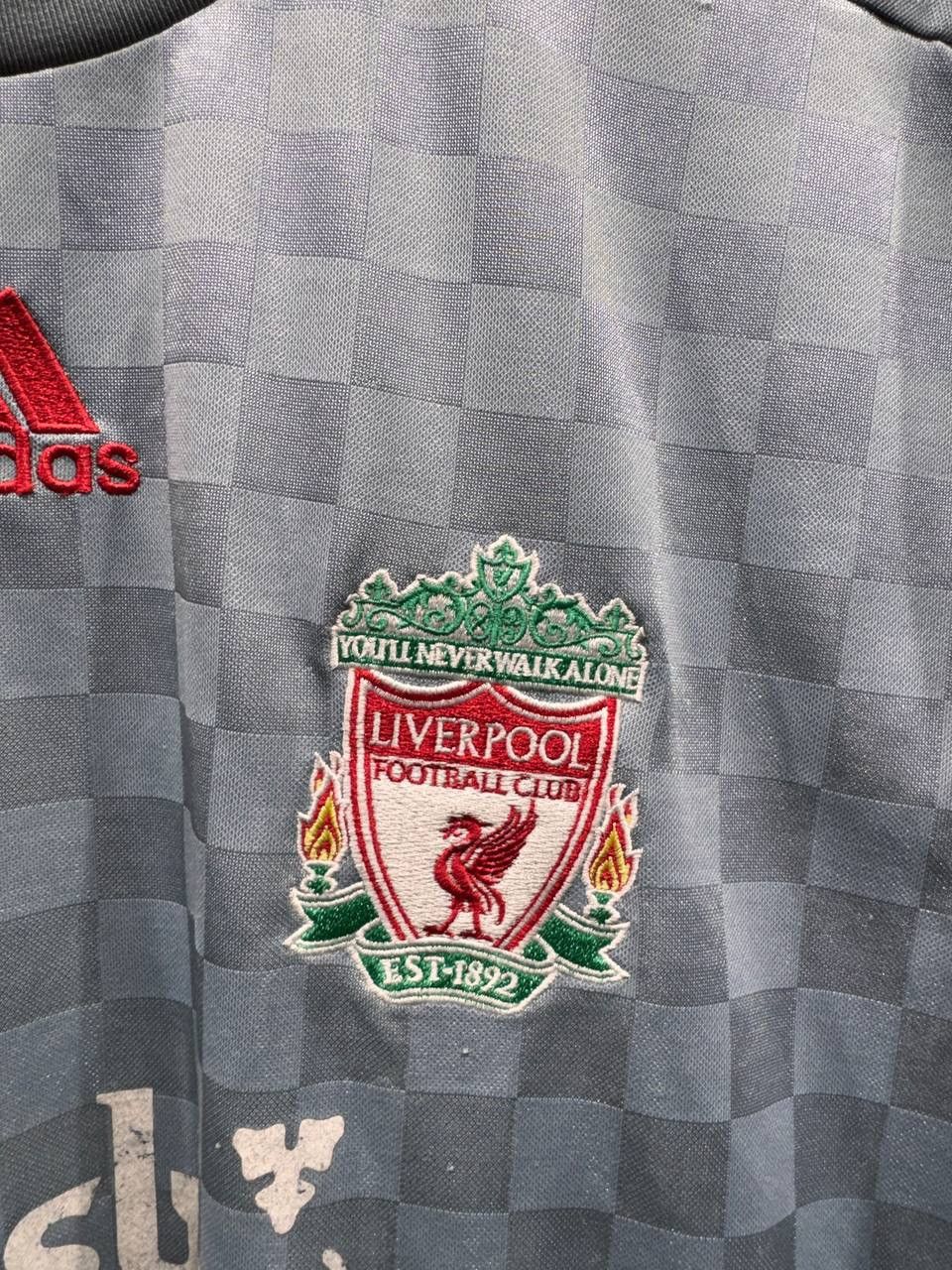Adidas Liverpool 2008 2009 Away Shirt Football Soccer Jersey Adidas Size US L / EU 52-54 / 3 - 5 Thumbnail