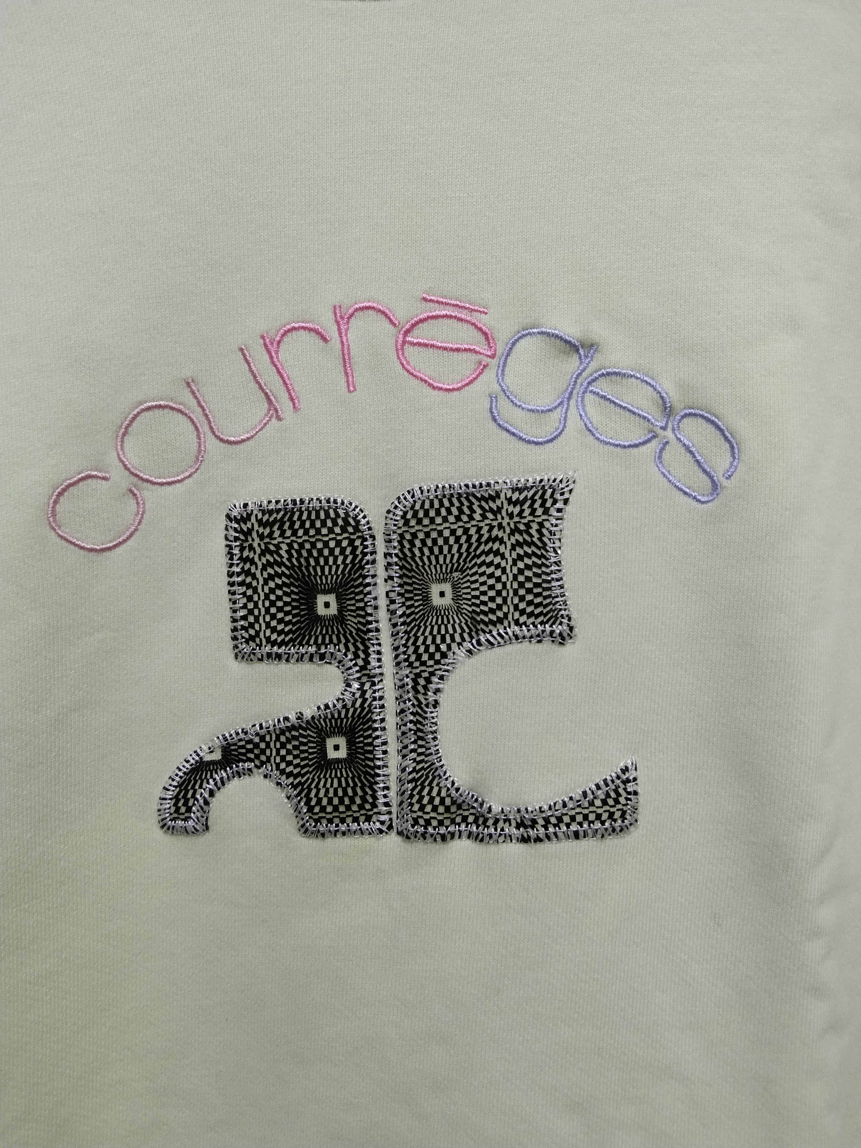 Andre Courreges × Courreges × Vintage Vintage Courreges Sport Futur Sweatshirt Embroidery Logo Size US L / EU 52-54 / 3 - 3 Thumbnail
