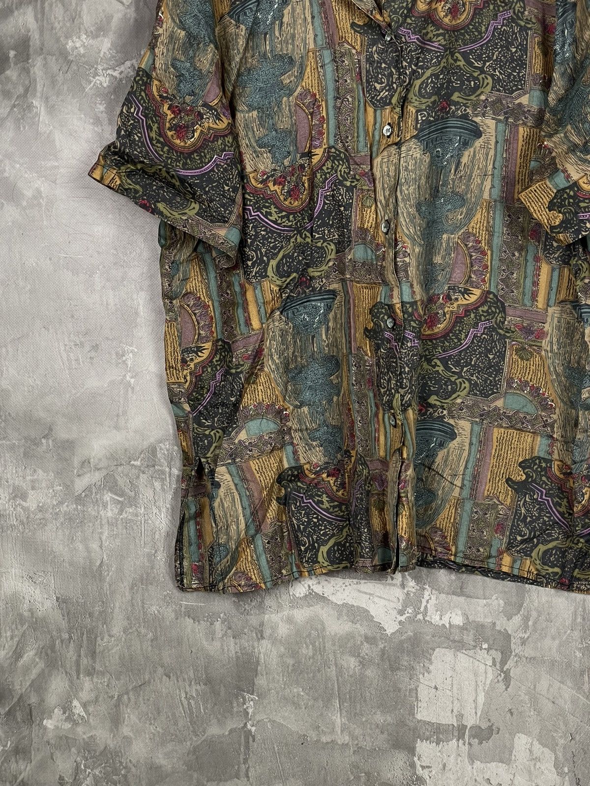 Japanese Brand × Vintage Avant Garde Y2K Vintage 90s Retro Multilogo Shirt Size US XL / EU 56 / 4 - 5 Thumbnail