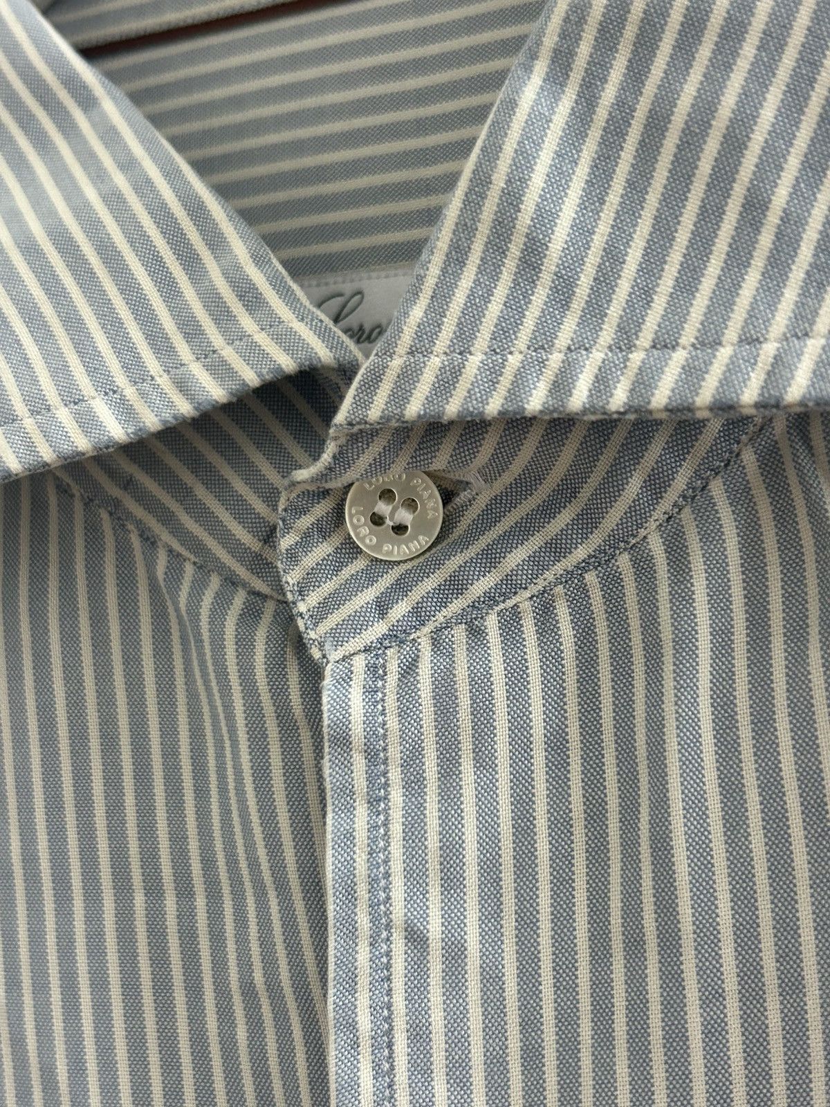 Loro Piana Loro Piana 100% silk vintage striped shirt Size US XL / EU 56 / 4 - 3 Thumbnail