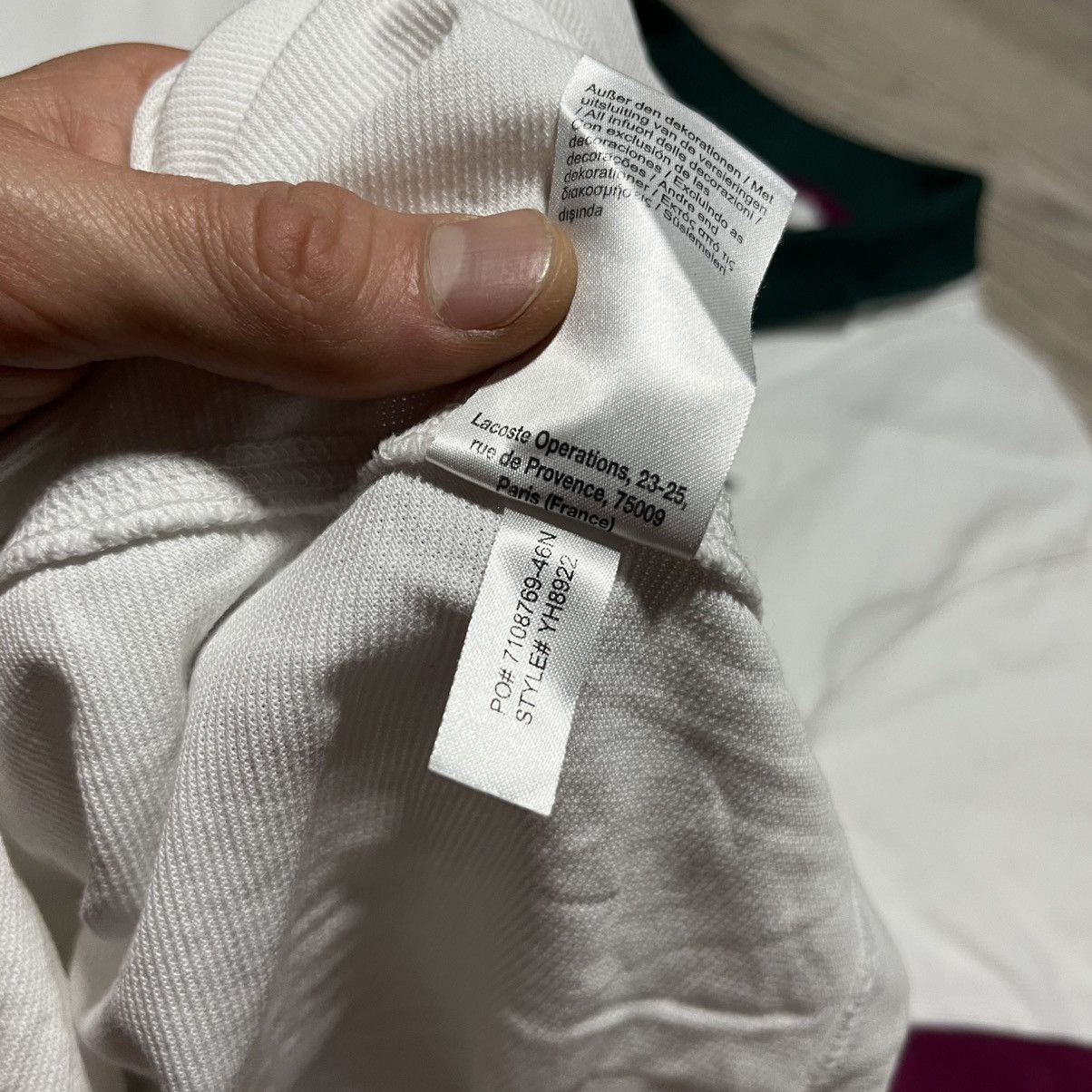 Lacoste Lacoste T-shirt Polos White Size US M / EU 48-50 / 2 - 9 Thumbnail