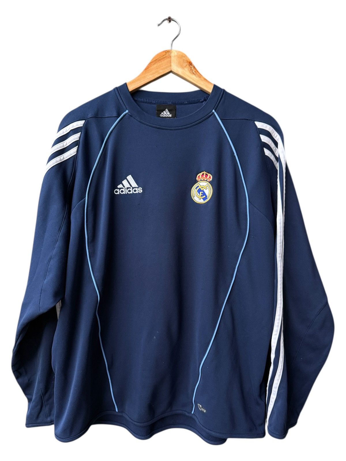 Adidas Vintage 2005 Real Madrid training adidas Sweatshirt Size US M / EU 48-50 / 2 - 1 Thumbnail