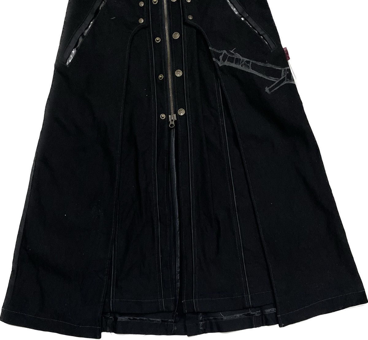 Cloak × Japanese Brand Rare🔥 Ozz Conte Japanese Samurai Long Punk Jacket Size ONE SIZE - 3 Thumbnail