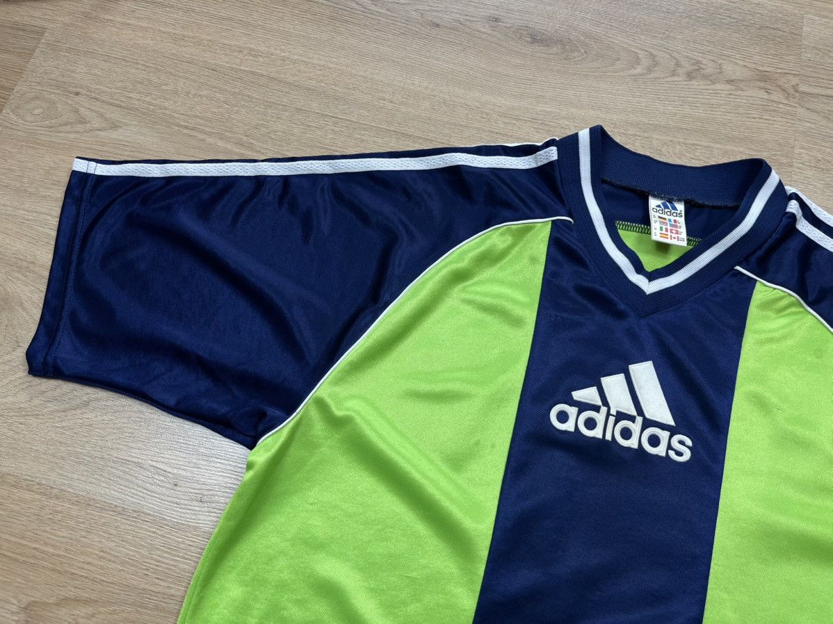 Adidas Vintage Adidas Football Jersey Shirt Made in England 90s Size US M / EU 48-50 / 2 - 2 Thumbnail