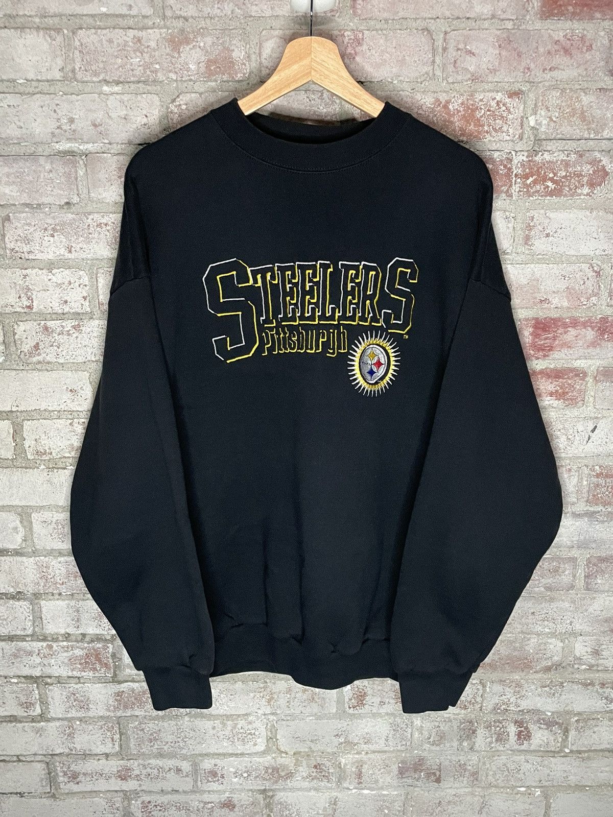 Vintage '94 PITTSBURGH STEELERS NFL Logo 7 Sweatshirt L – XL3