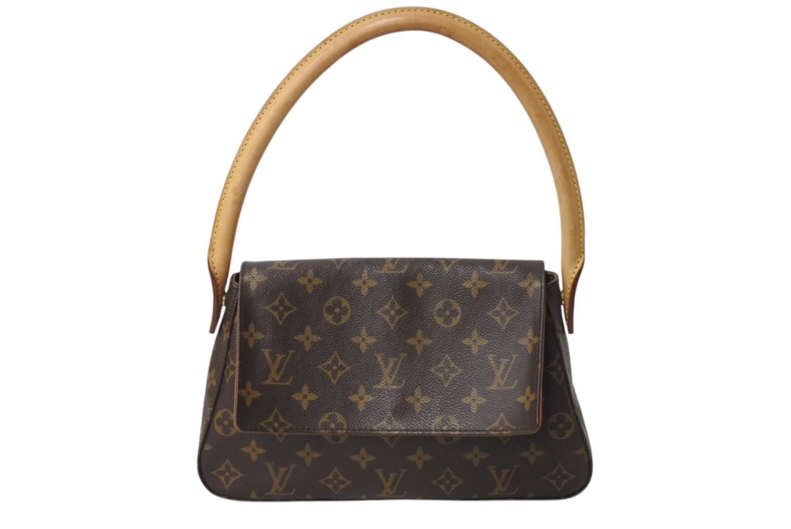 Louis Vuitton Monogram Mini Looping Shoulder Bag in Brown, Men's