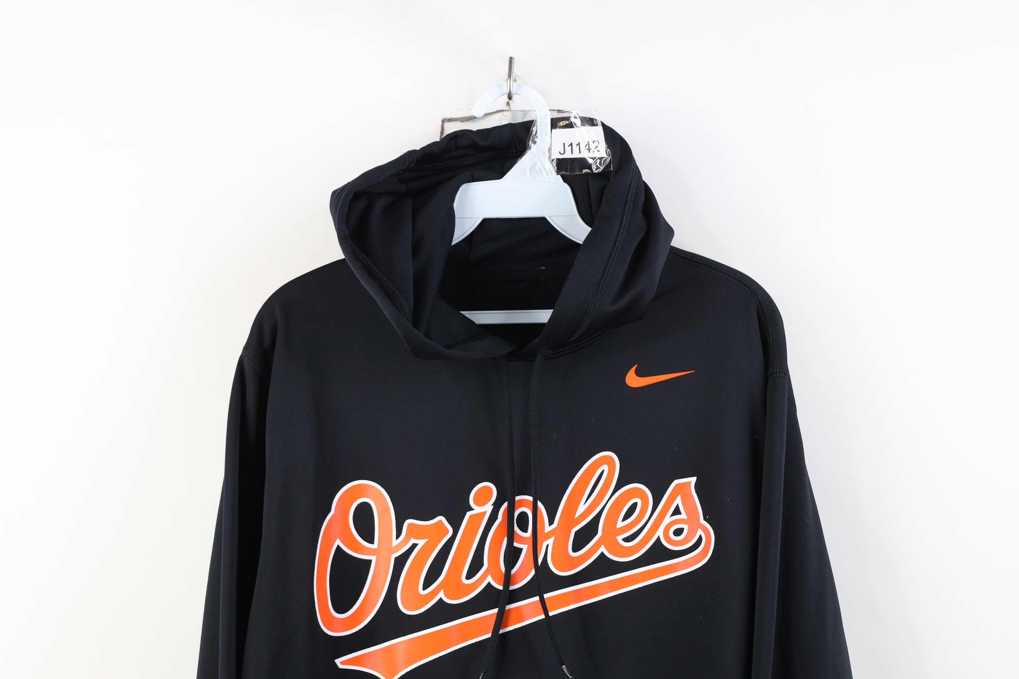 Nike Nike Therma Fit Scott Mini Swoosh Baltimore Orioles Hoodie Size US M / EU 48-50 / 2 - 2 Thumbnail