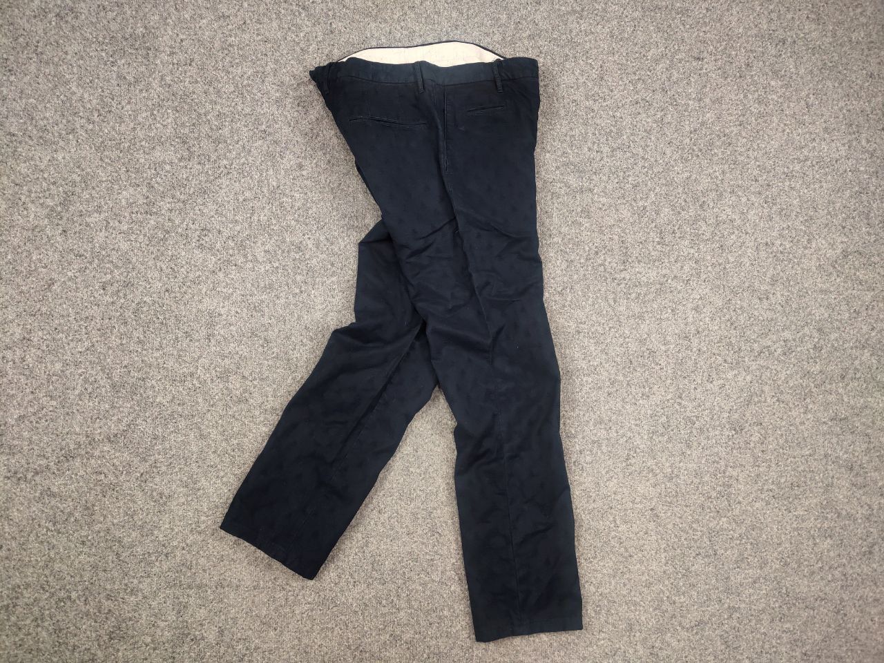 Incotex Incotex Slowear Blue Textured print Trouser chino Pants Size US 32 / EU 48 - 7 Thumbnail