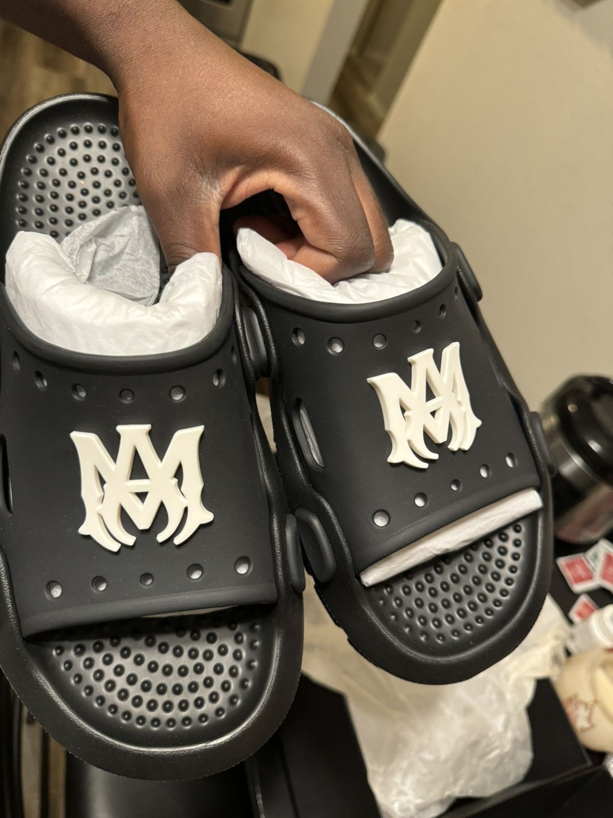Amiri Amiri slides Size US 10 / EU 43 - 4 Thumbnail