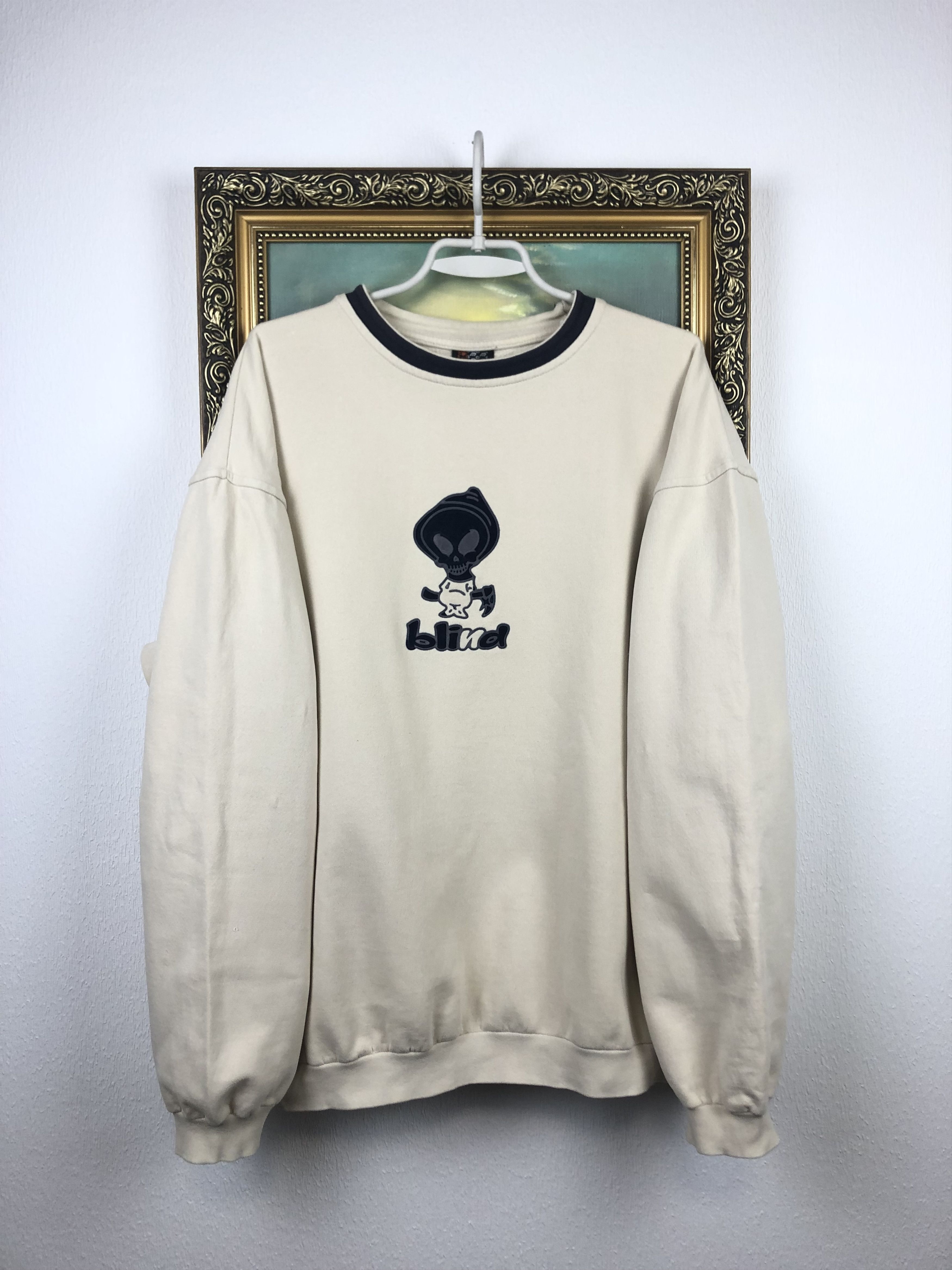Vintage Vintage Bling Sweatshirt Rare Hype Y2K Drill Size US XL / EU 56 / 4 - 1 Thumbnail