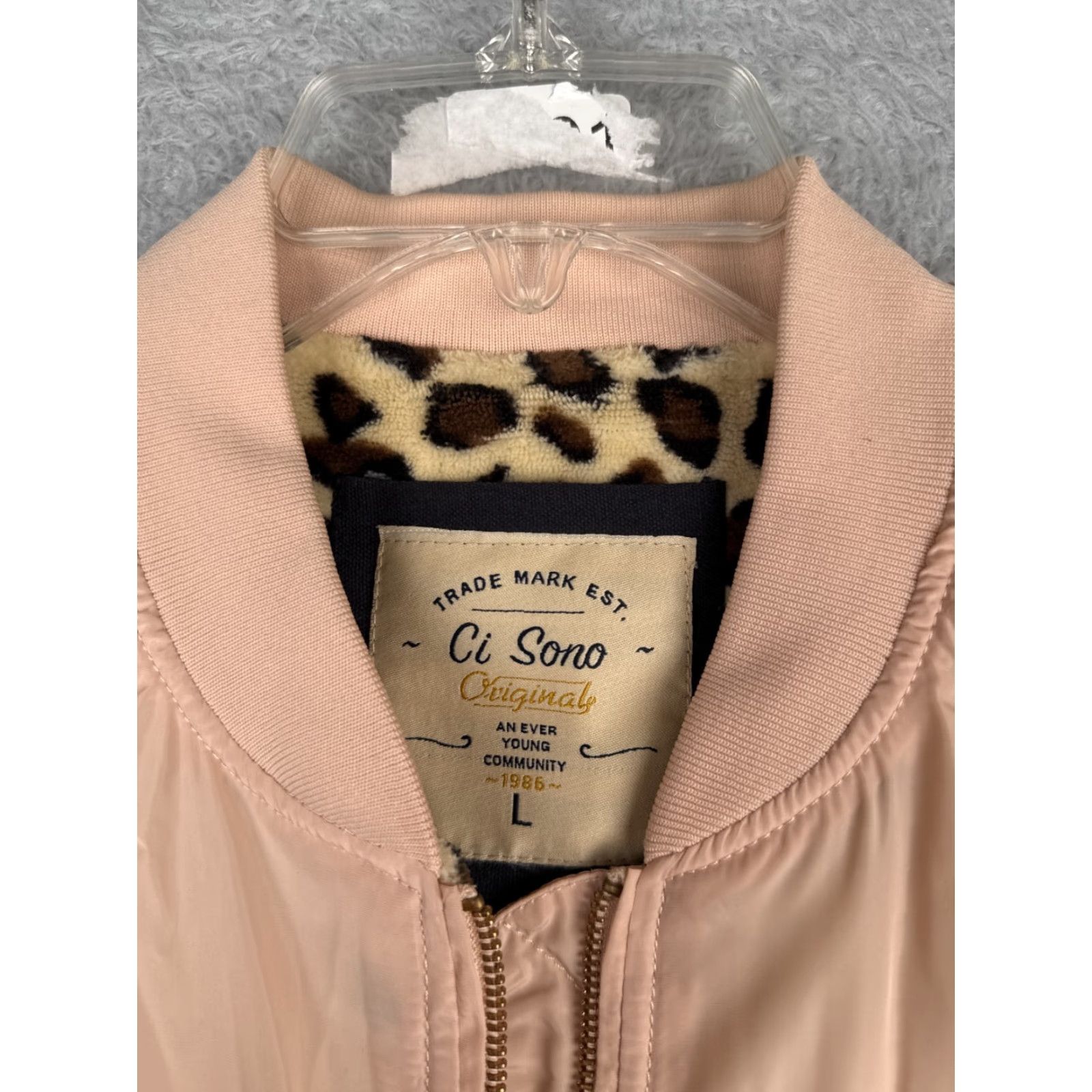 Pinko CI SONO Pink Softshell Jacket Womens Large Regular Fit Embroidered Logo Zipper Front Pocketes Full Zip Size L / US 10 / IT 46 - 6 Thumbnail